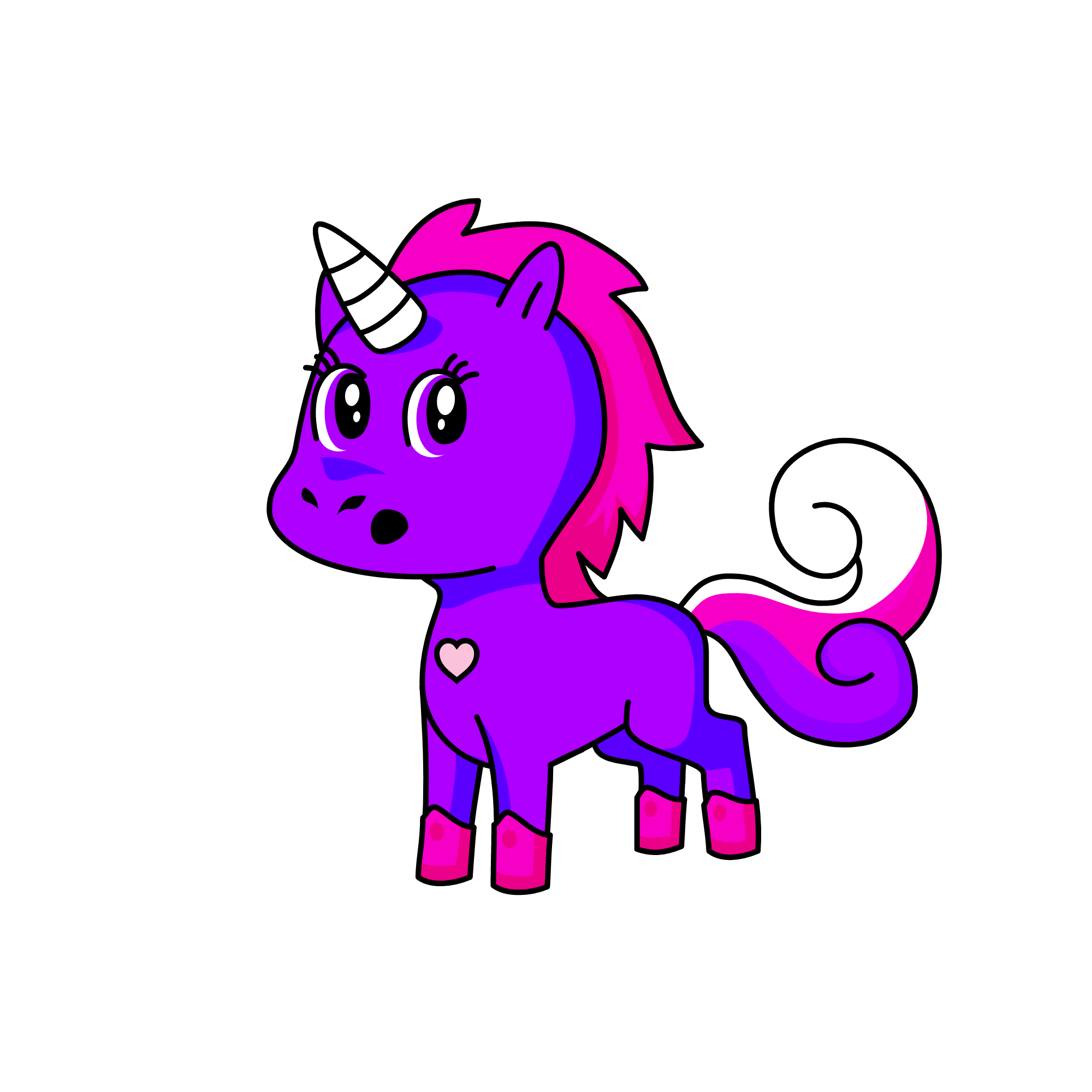 ranbiow dash, the unicorn