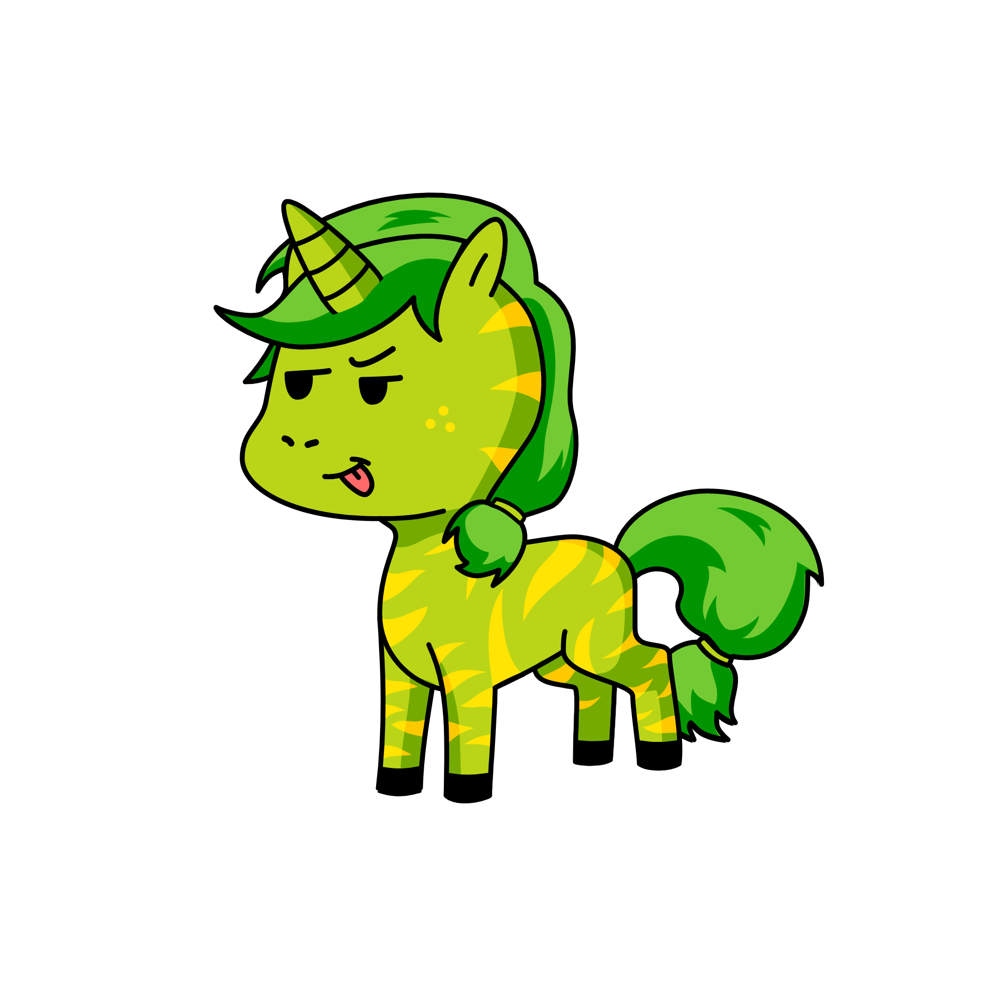 grass, the unicorn