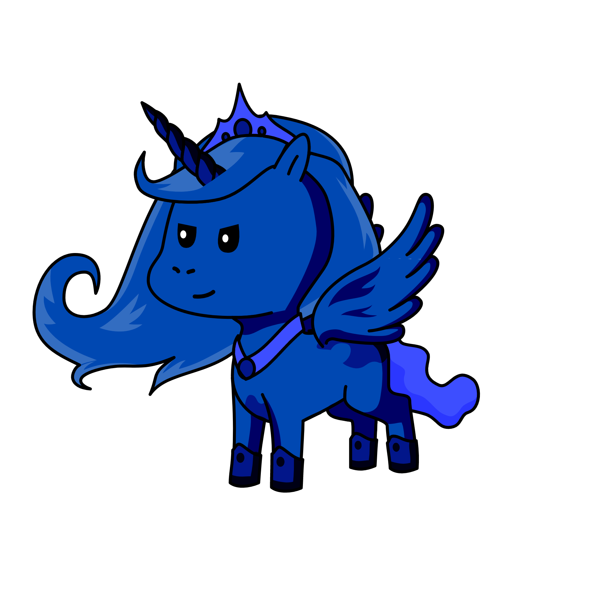 Princess Luna, the unicorn