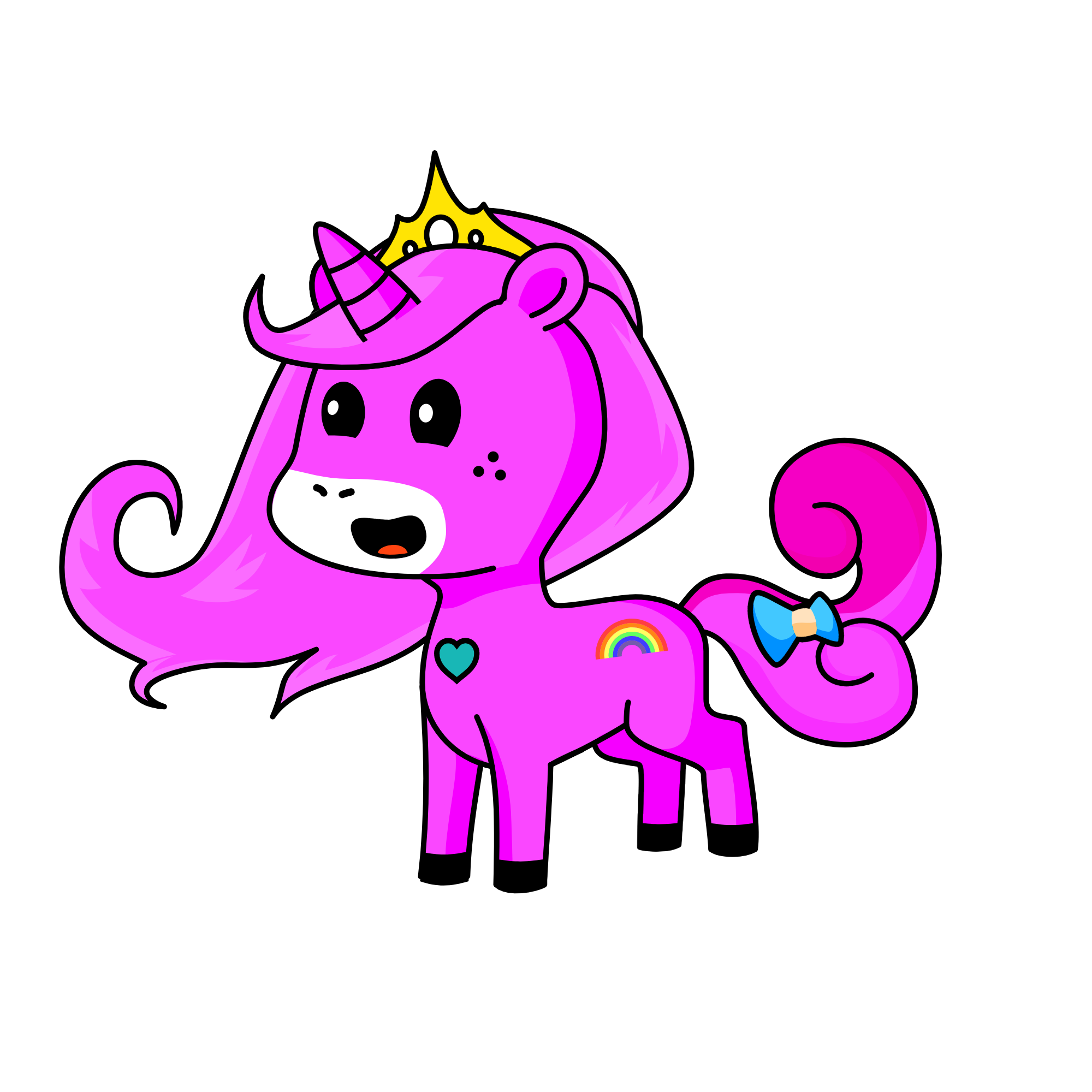 princes pinkypie, the unicorn