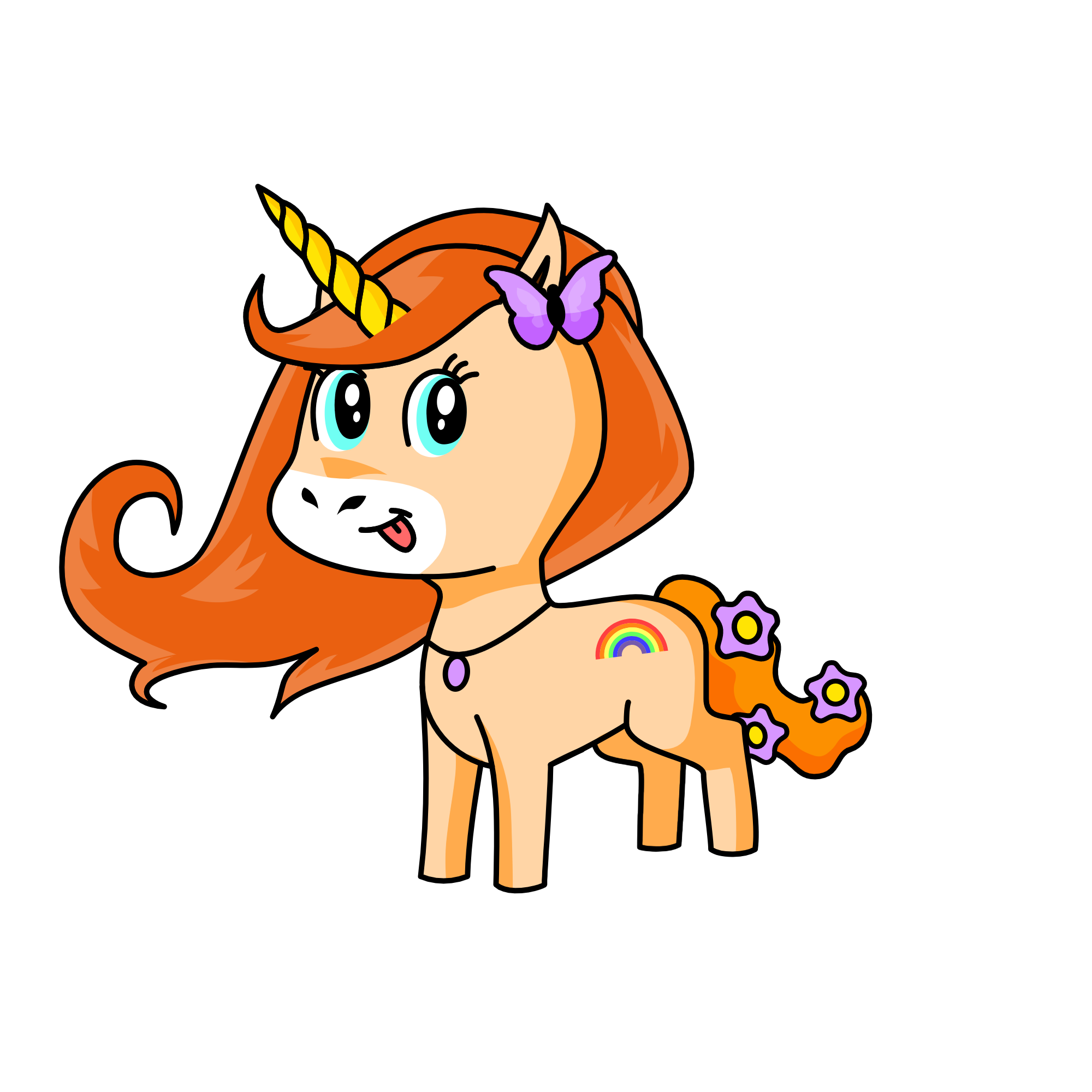 Sunny, the unicorn