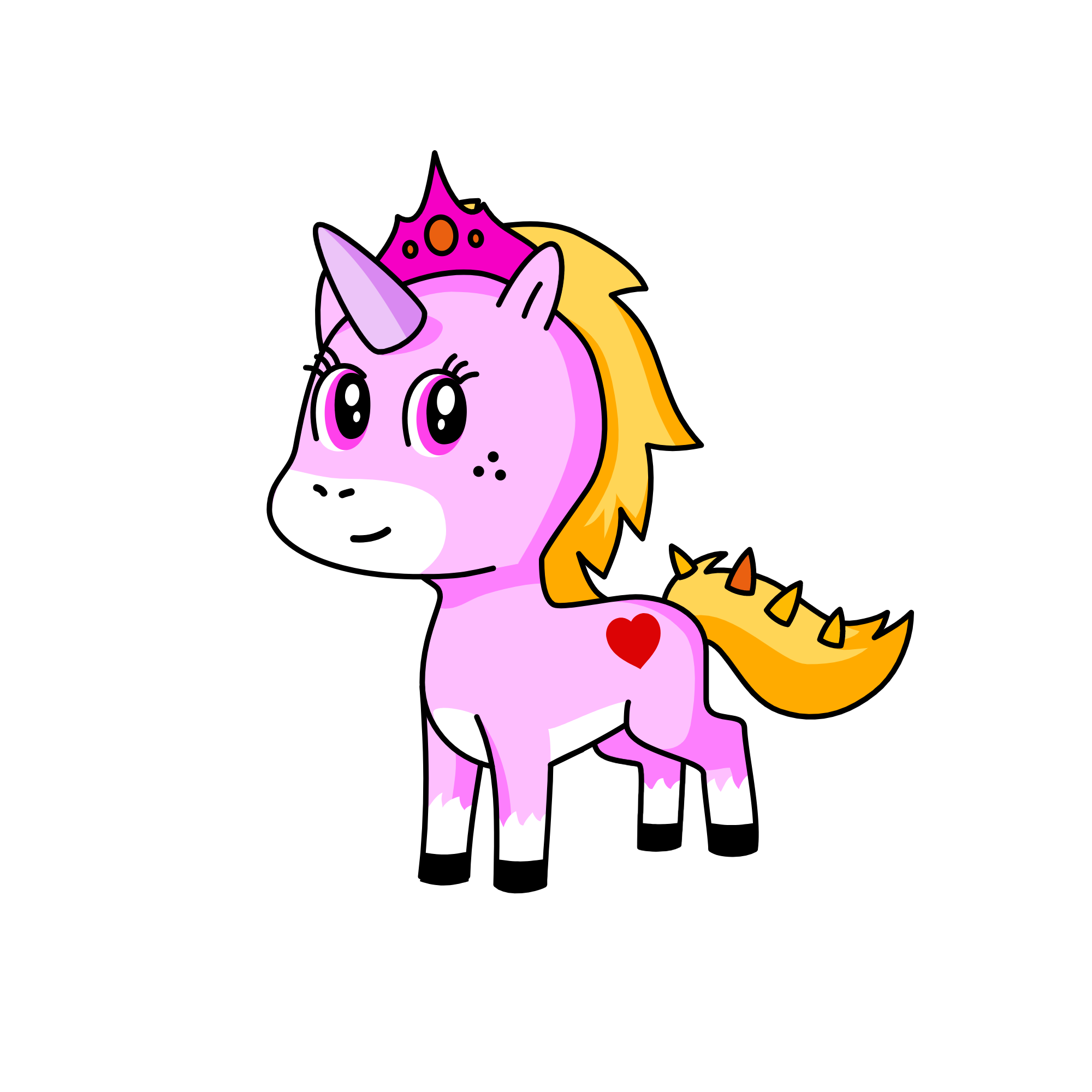 The Great Grand Beautiful Unicorn, the unicorn