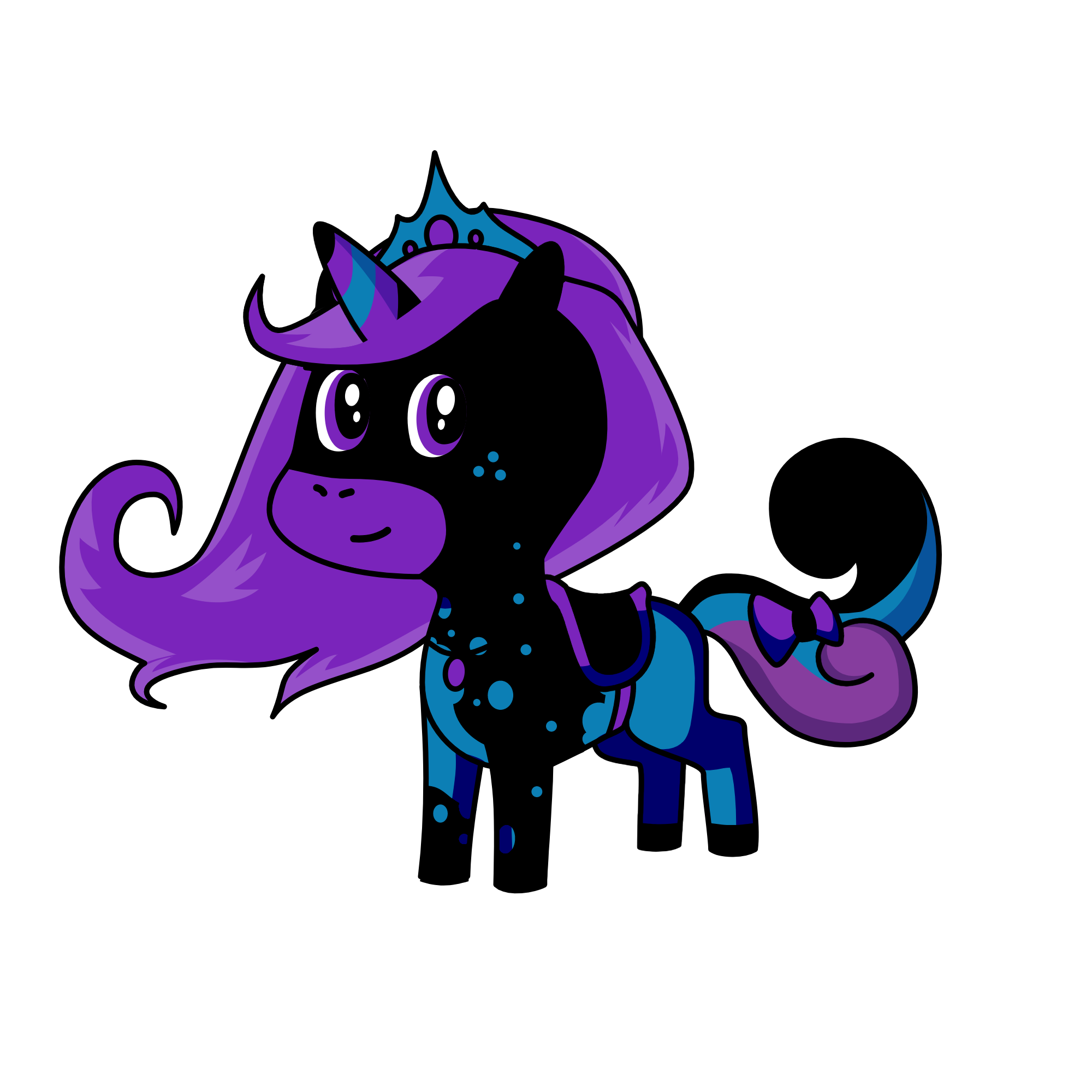 Luna:Princess of night, the unicorn