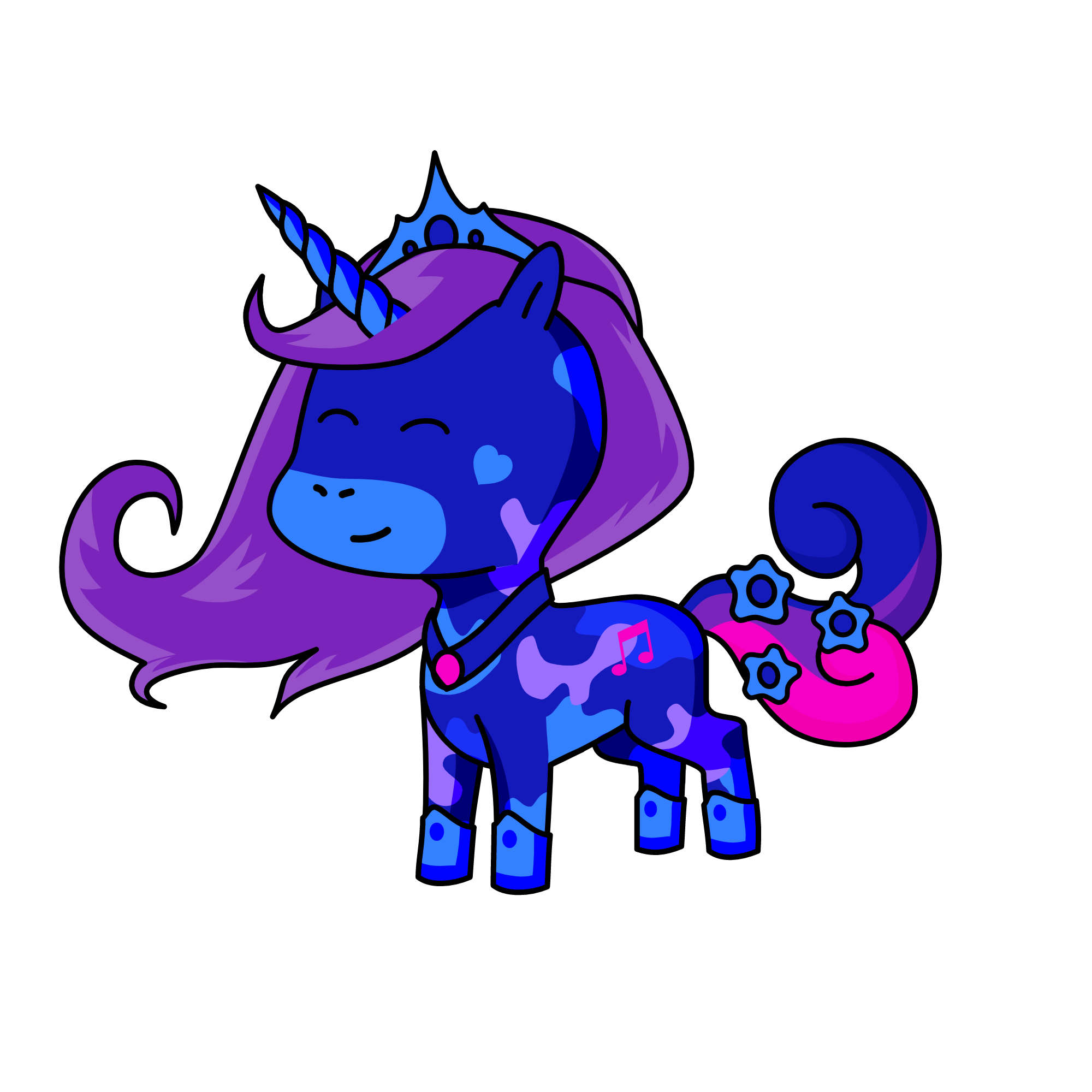 Midnight, the unicorn