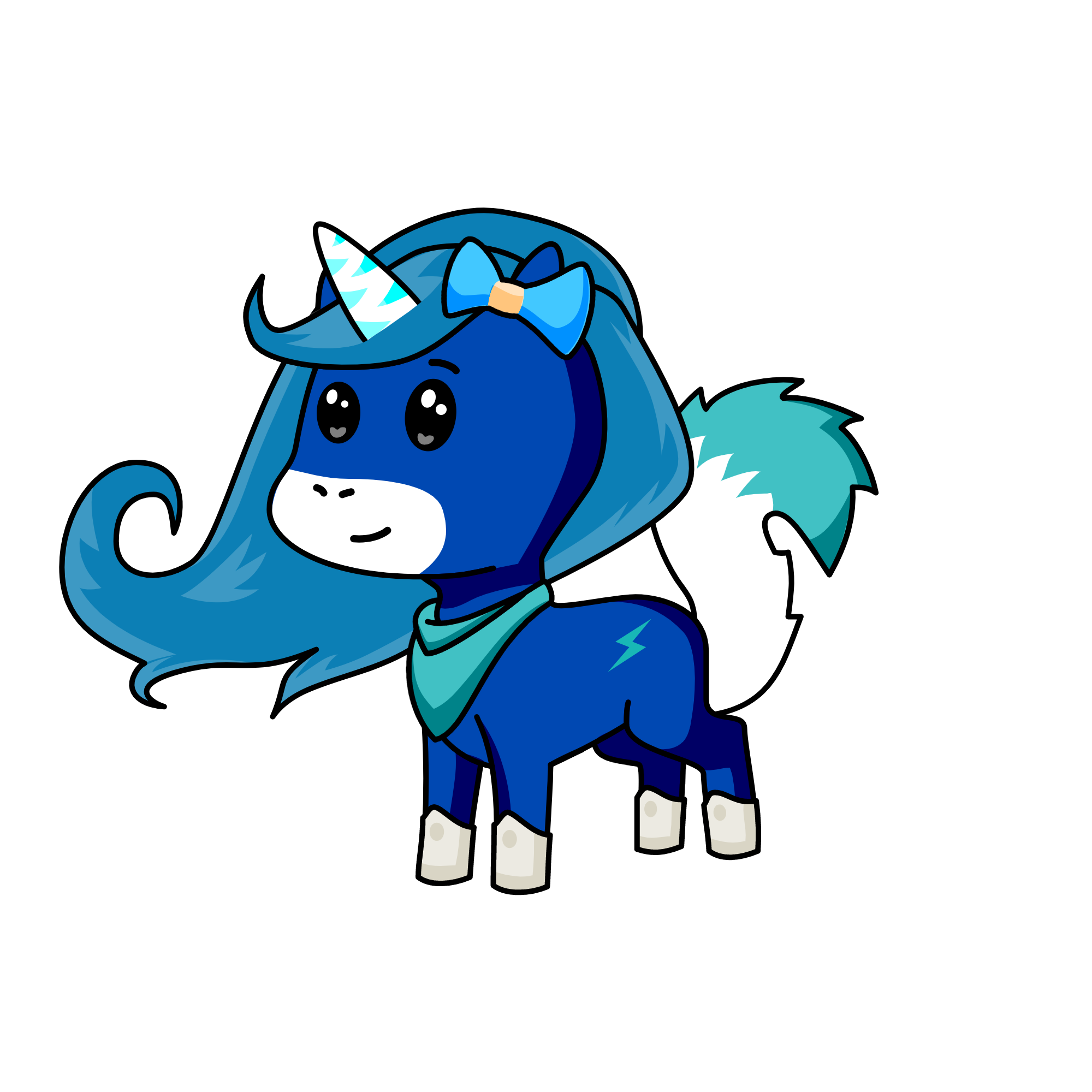 Snowy, the unicorn