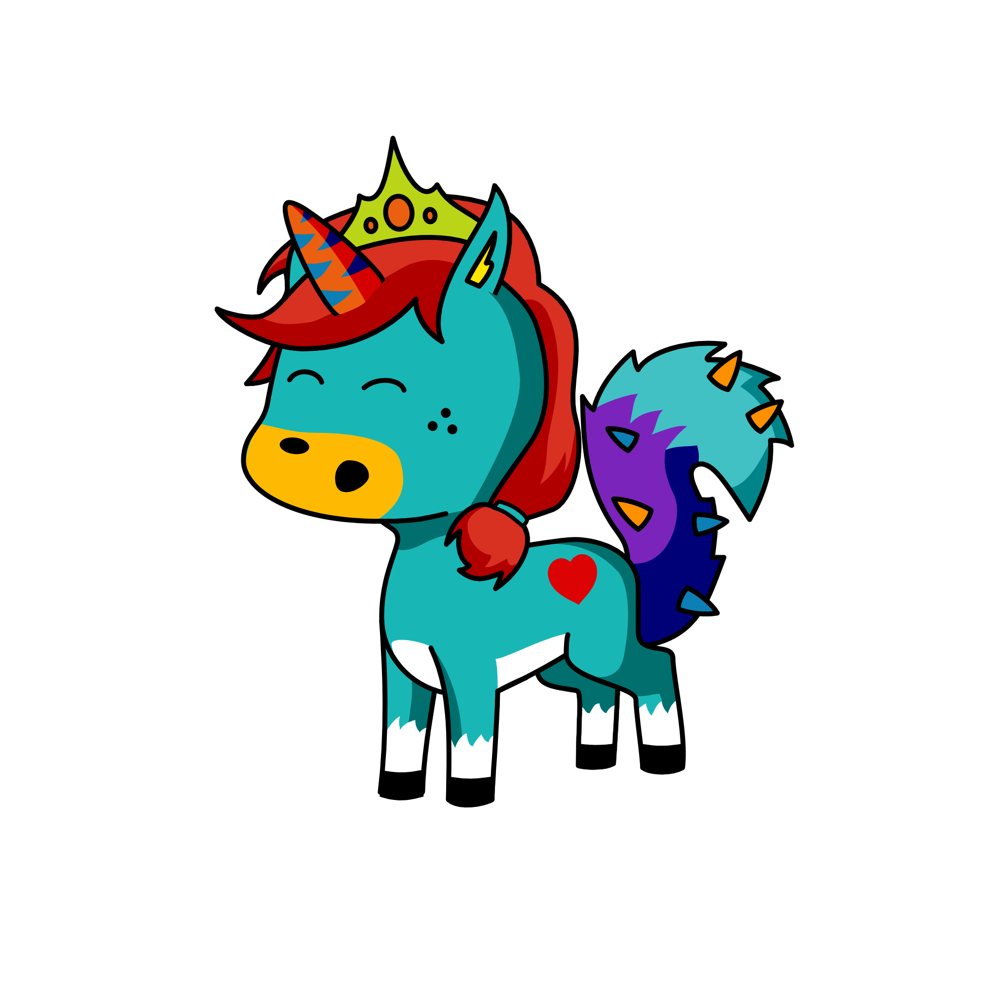 foxy moxy toxy noxy poxy yoxy, the unicorn