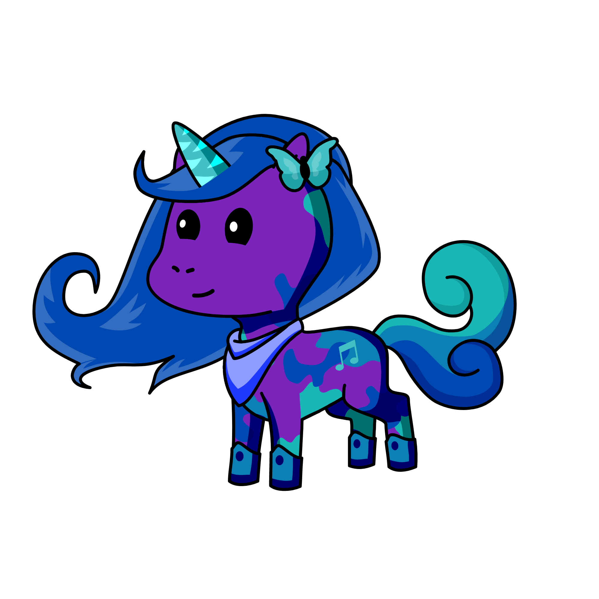 Sky, the unicorn