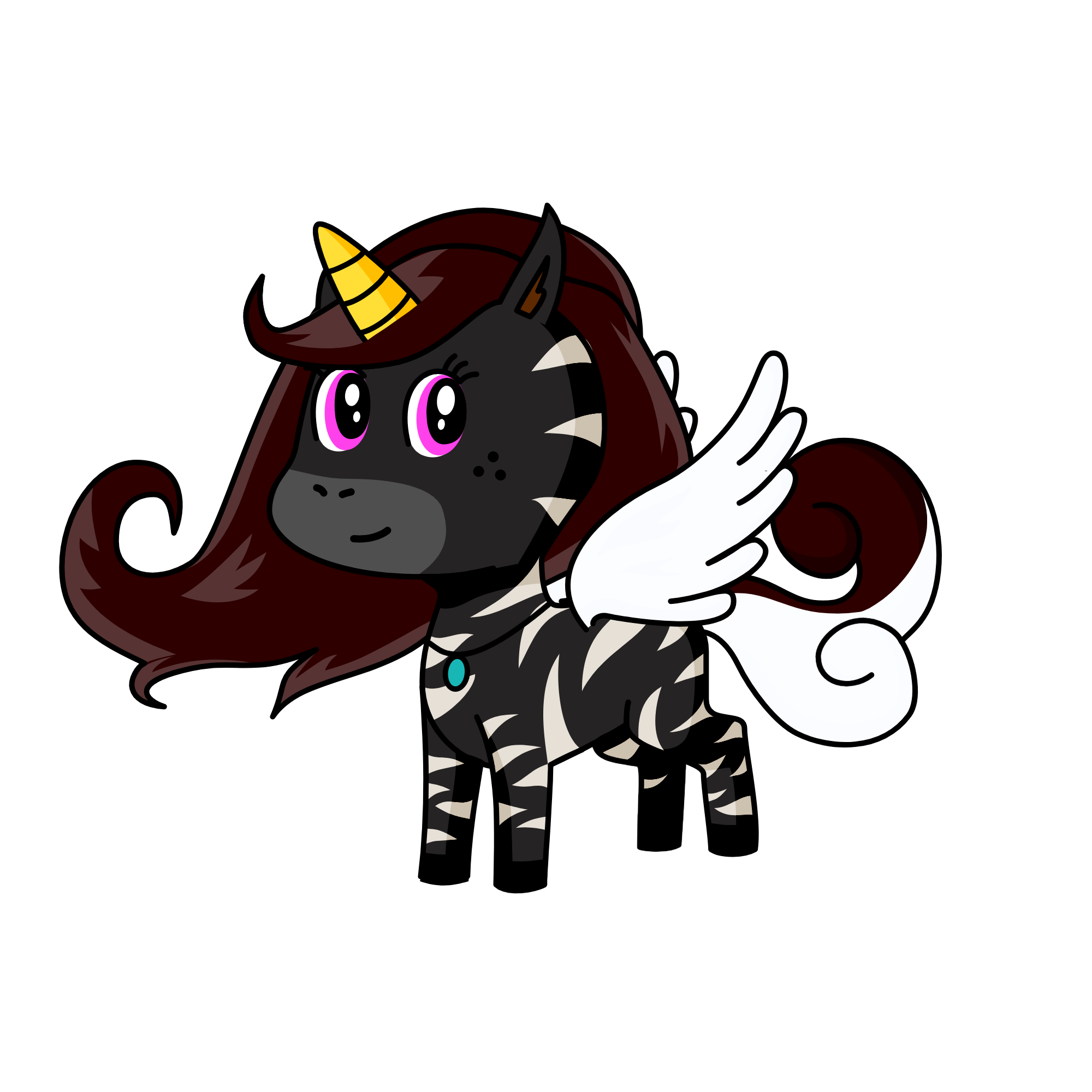 Night Scream, the unicorn