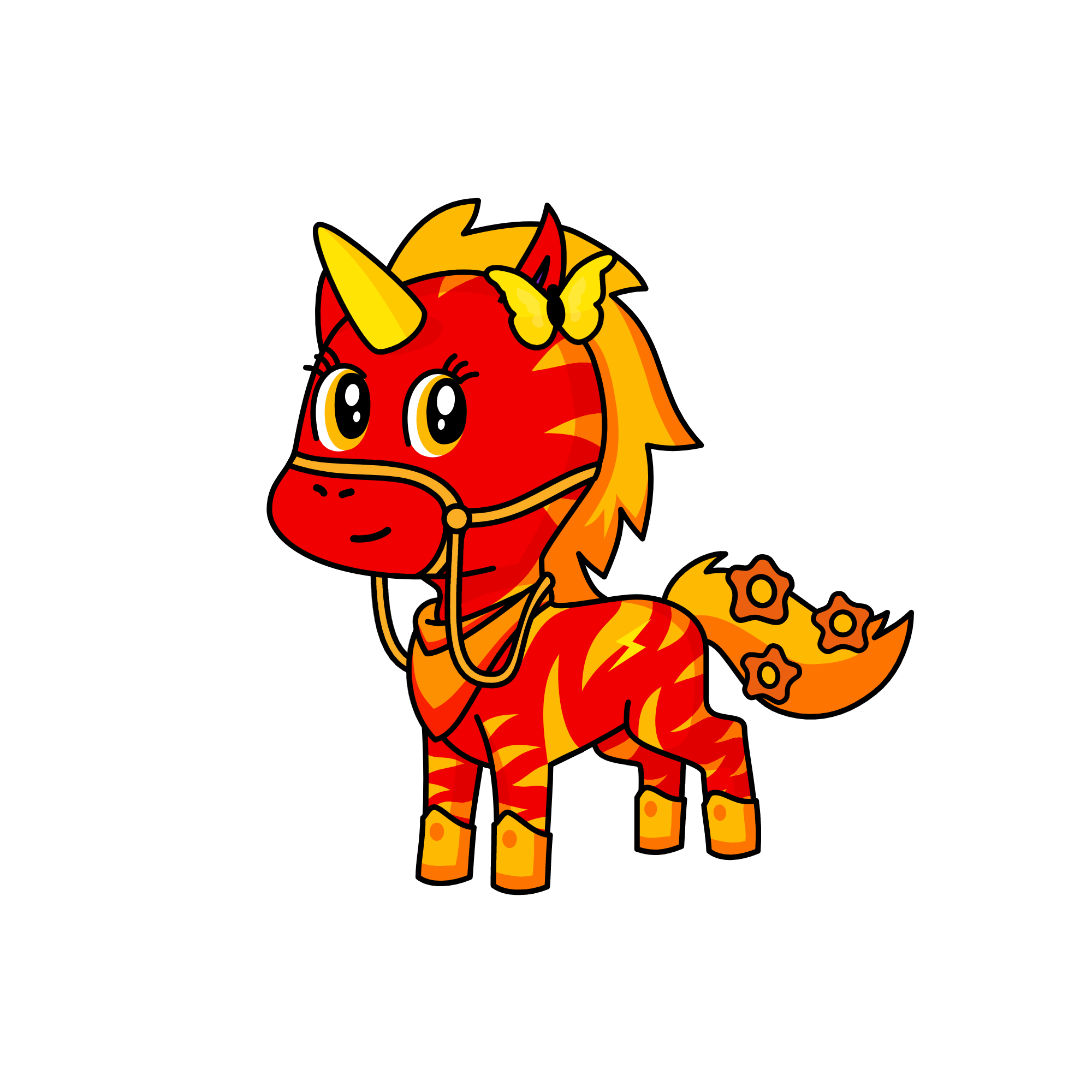 flashing blade, the unicorn