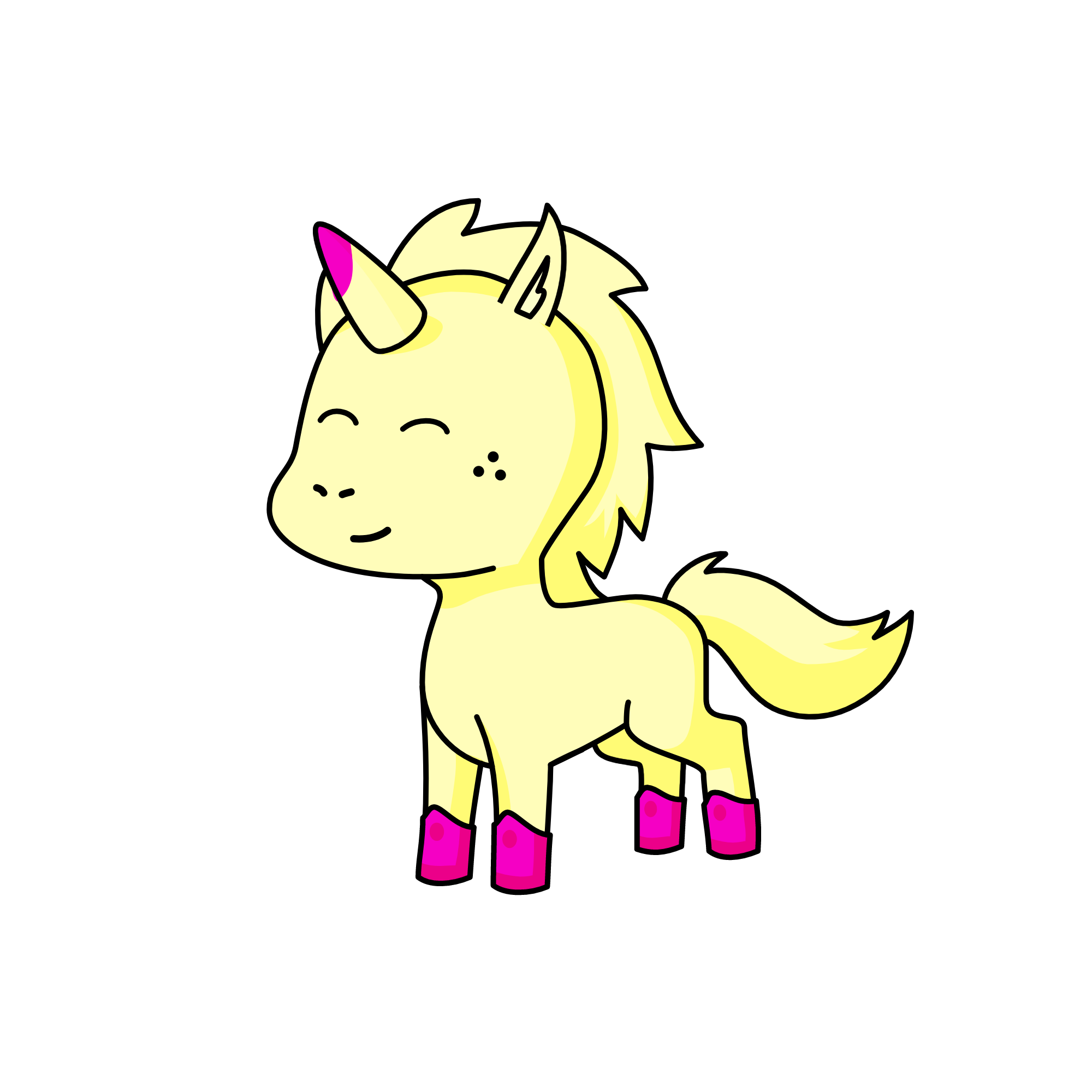 middle finger, the unicorn
