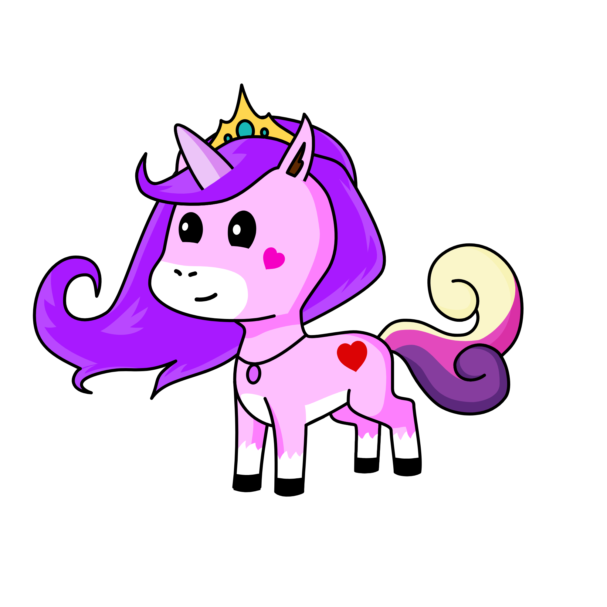 heart, the unicorn