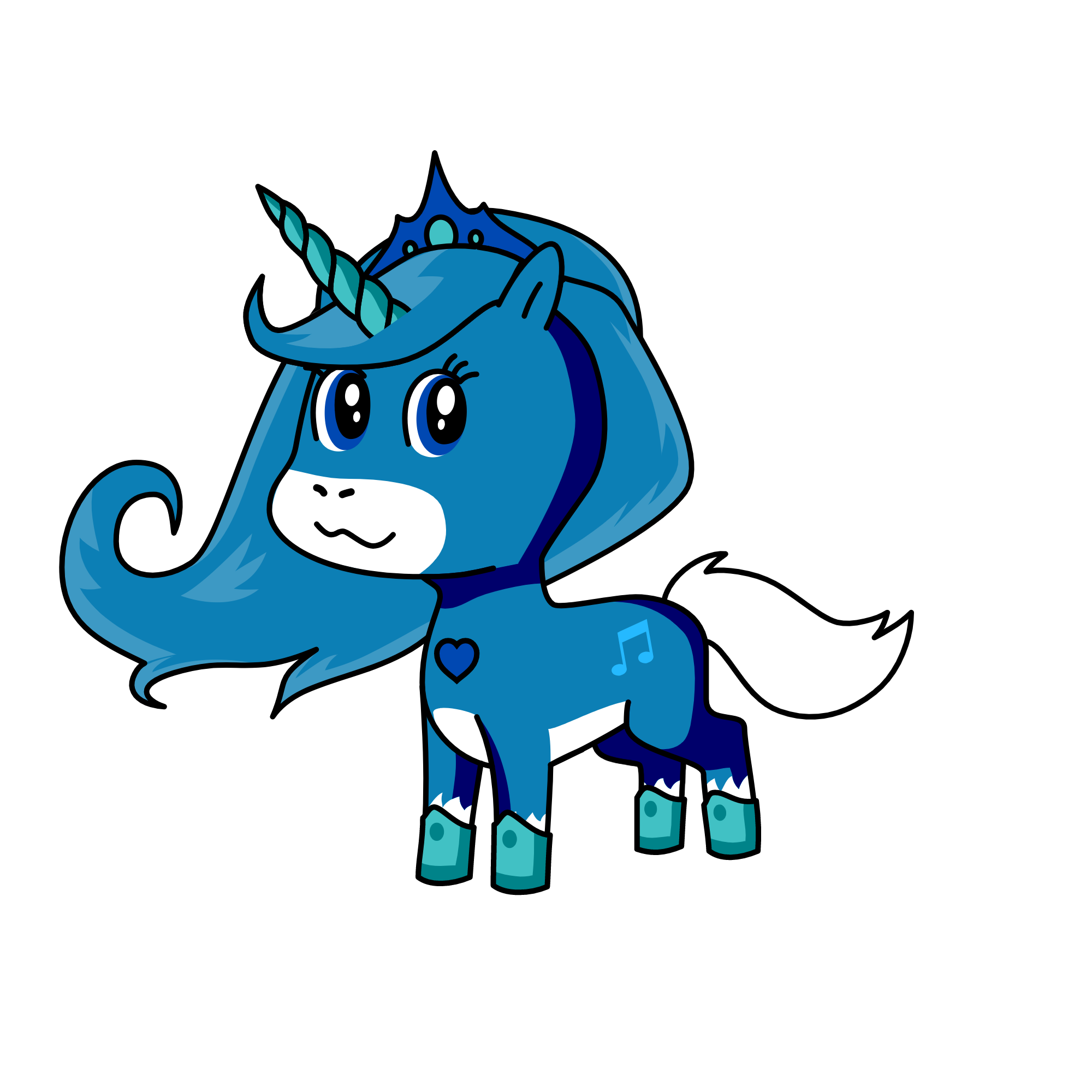Snowy, the unicorn