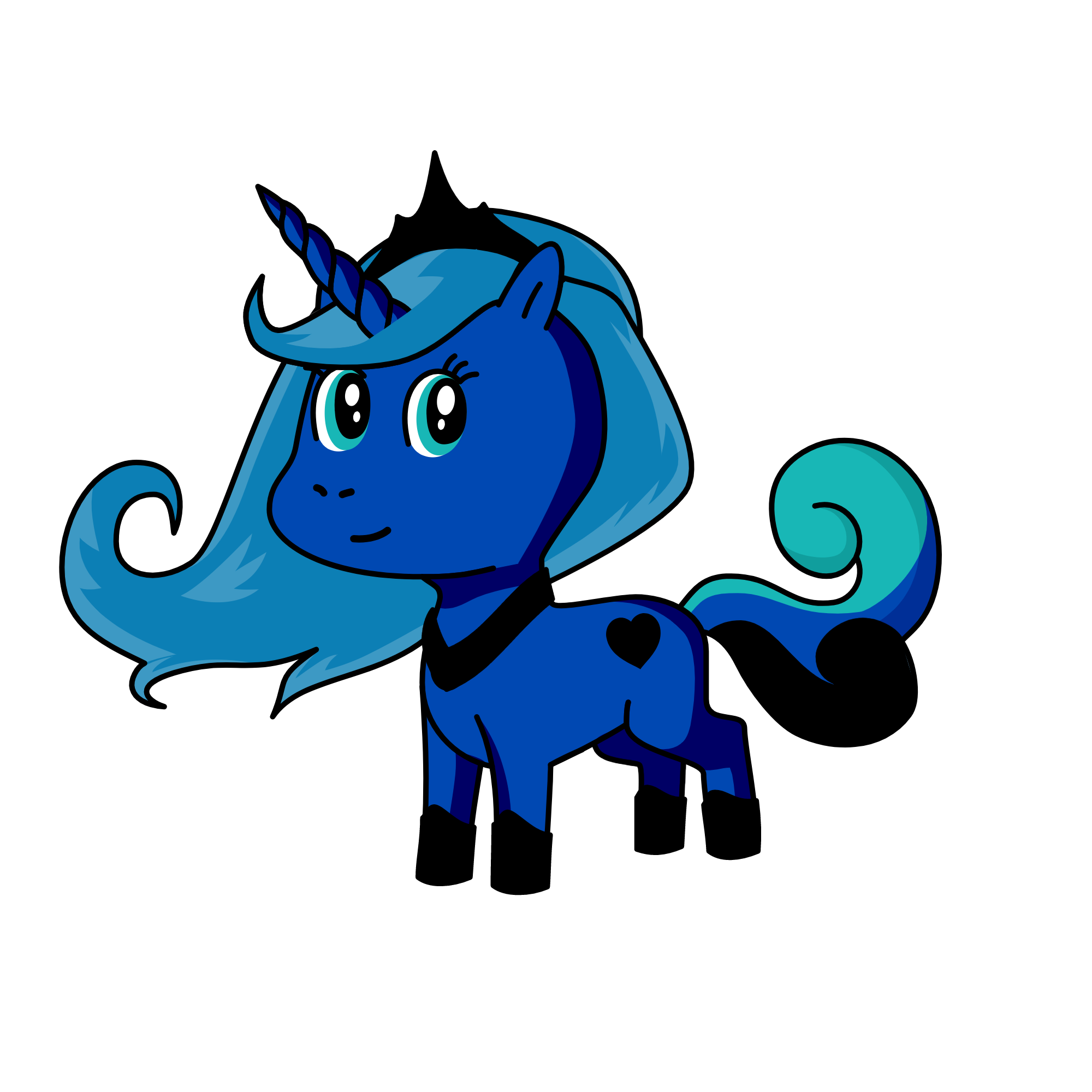 Princess Luna, the unicorn
