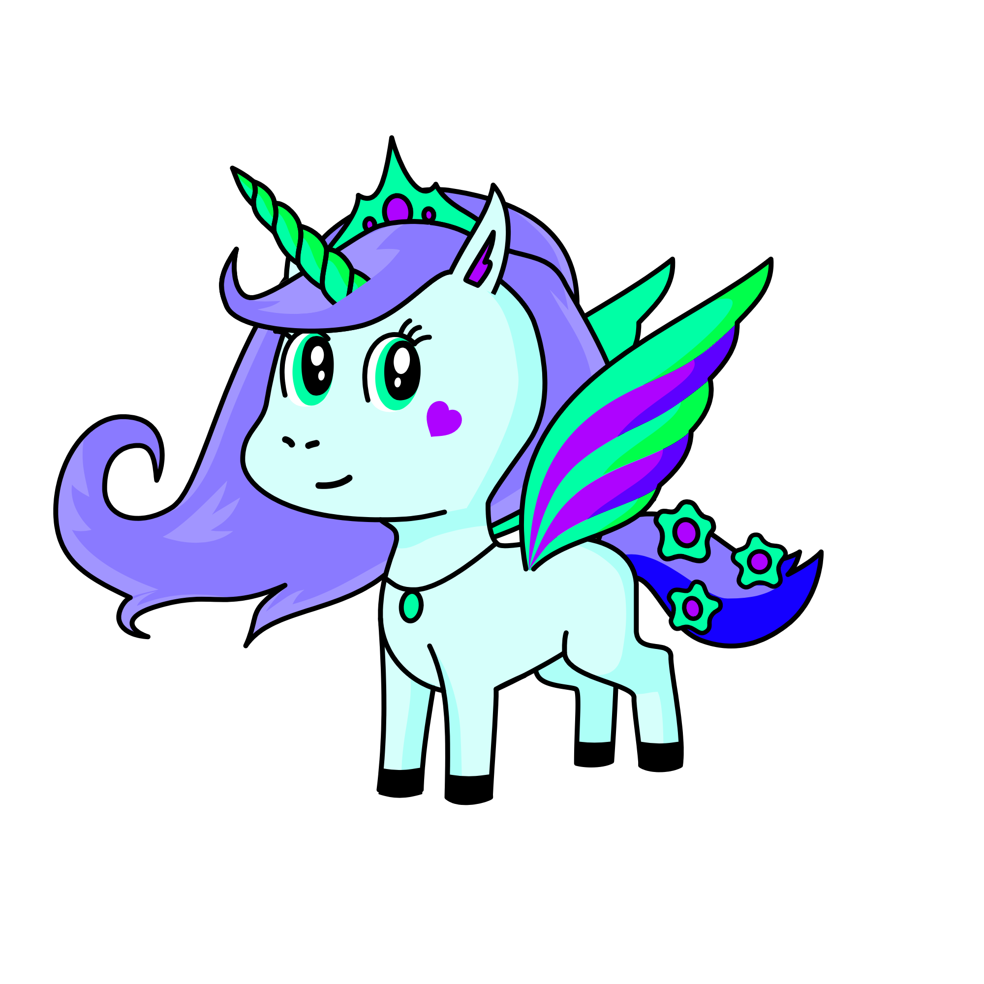 Liquid Luck , the unicorn