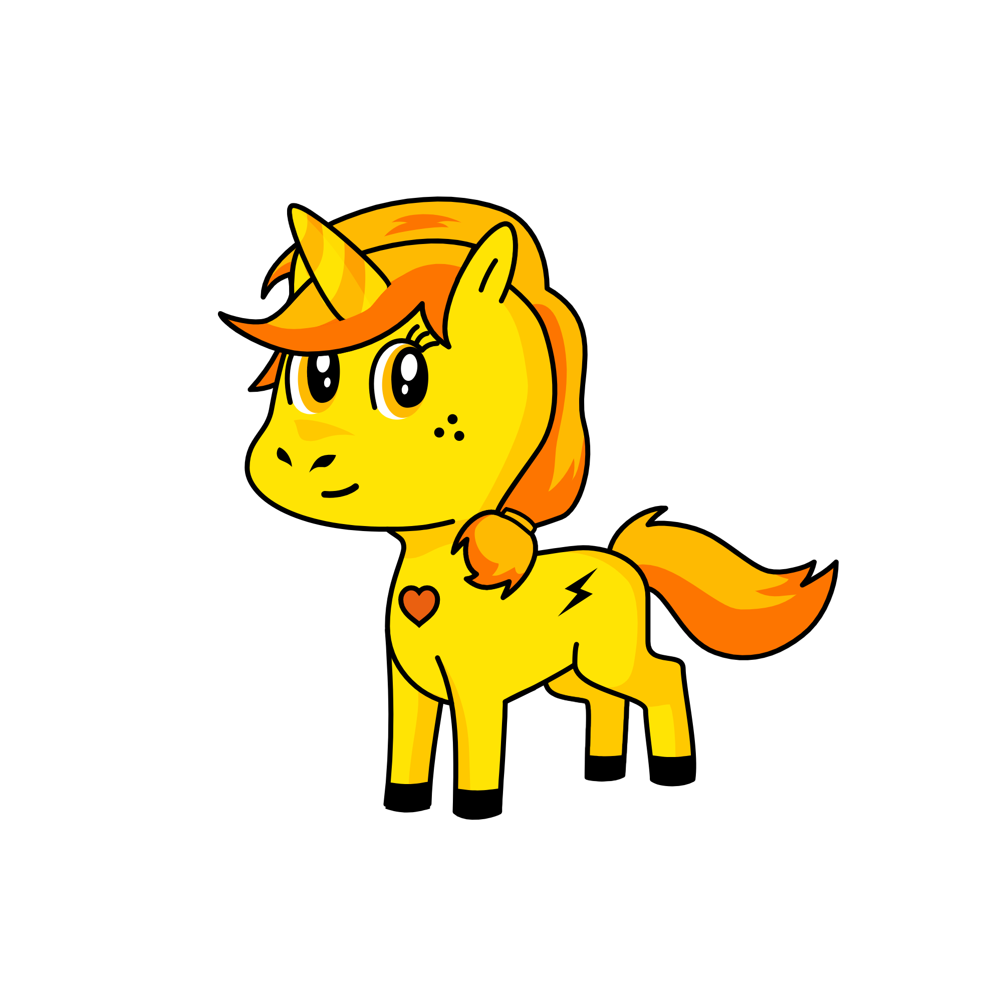 Sunny, the unicorn