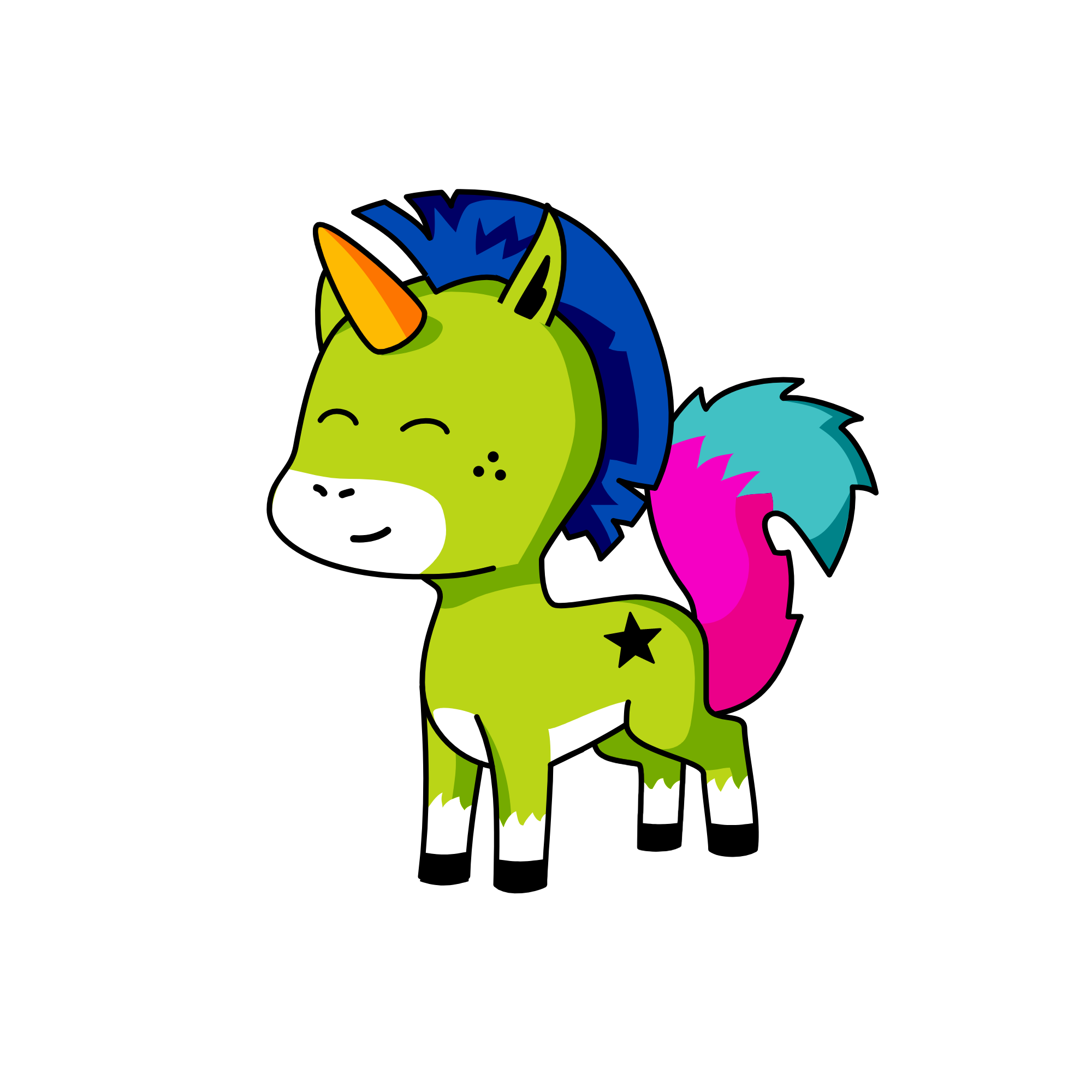 Dj, the unicorn