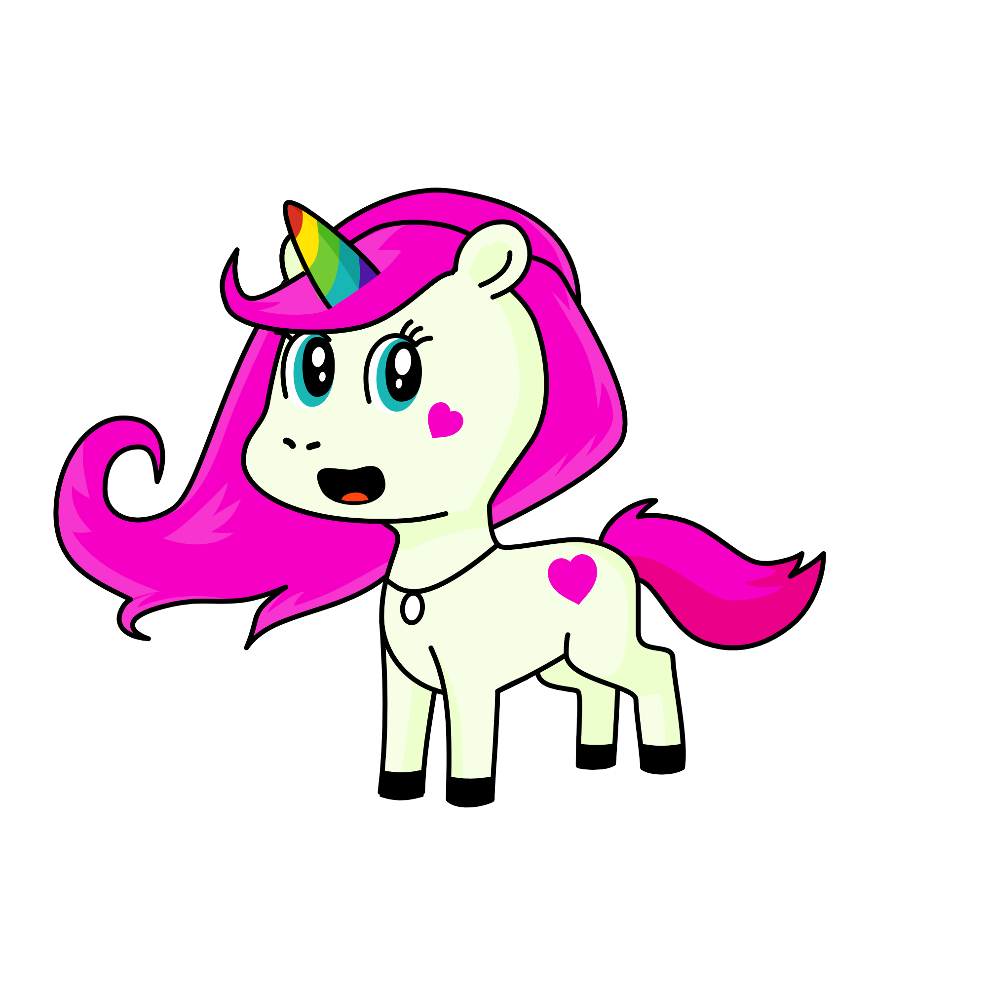 pinky , the unicorn