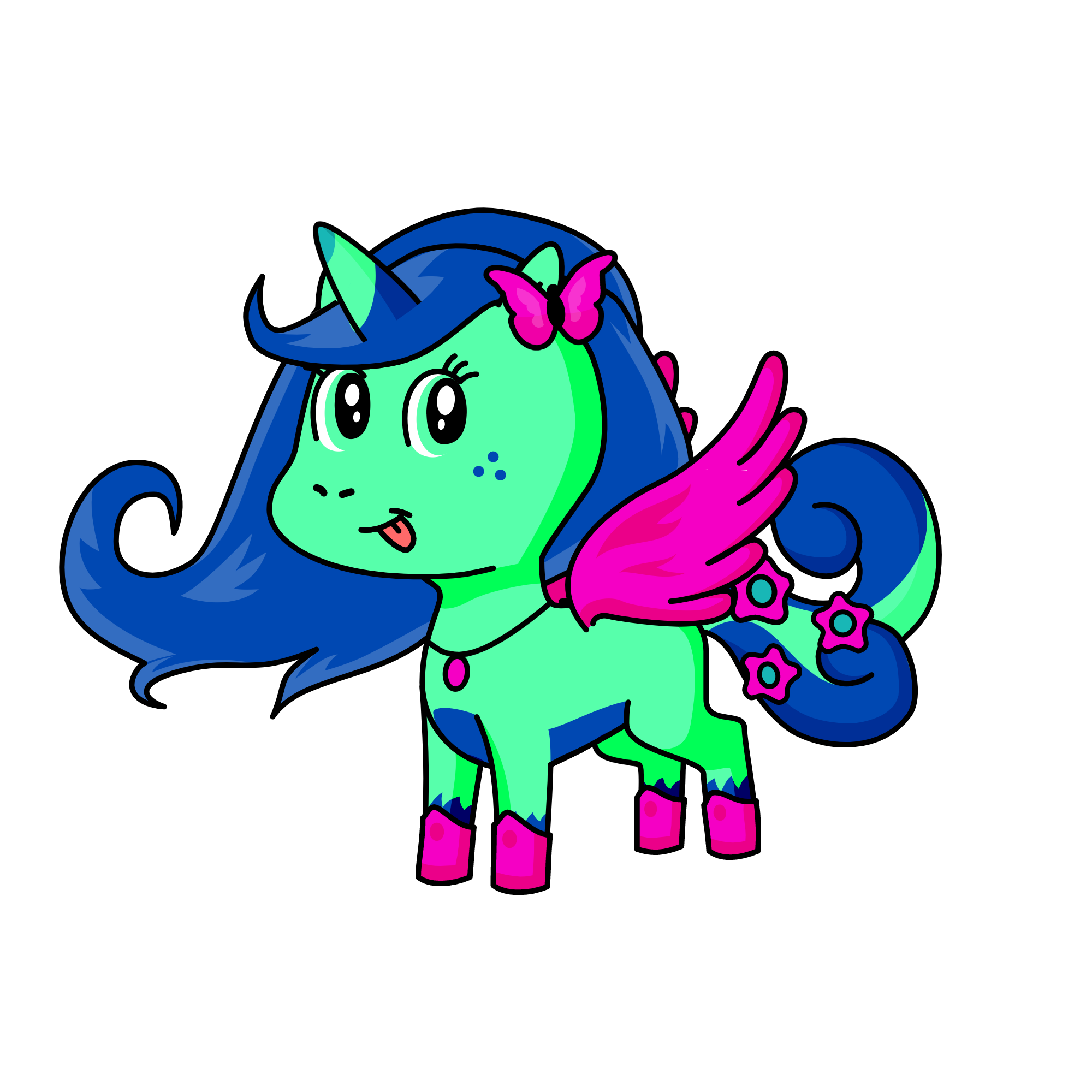 lucky, the unicorn