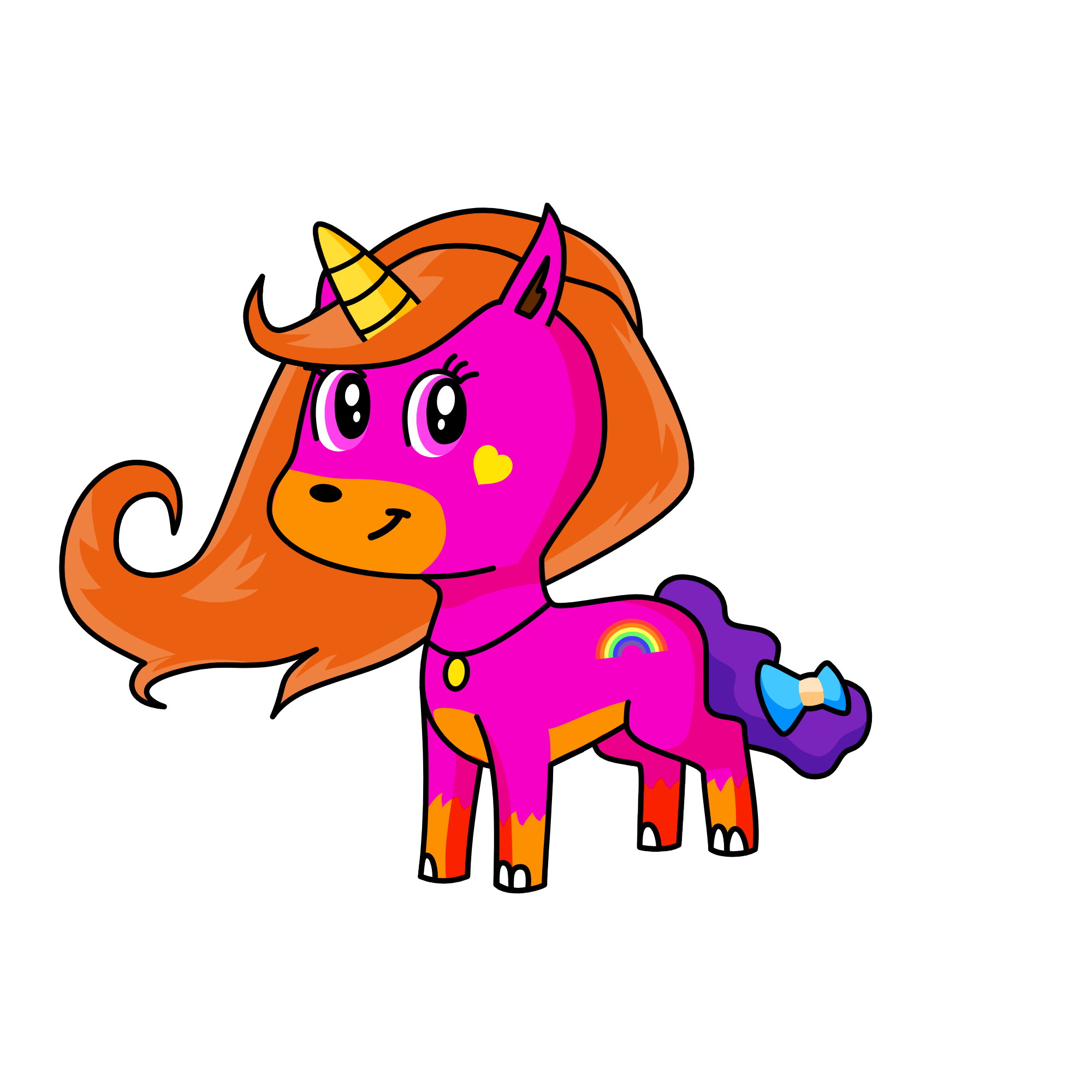 rainbow, the unicorn