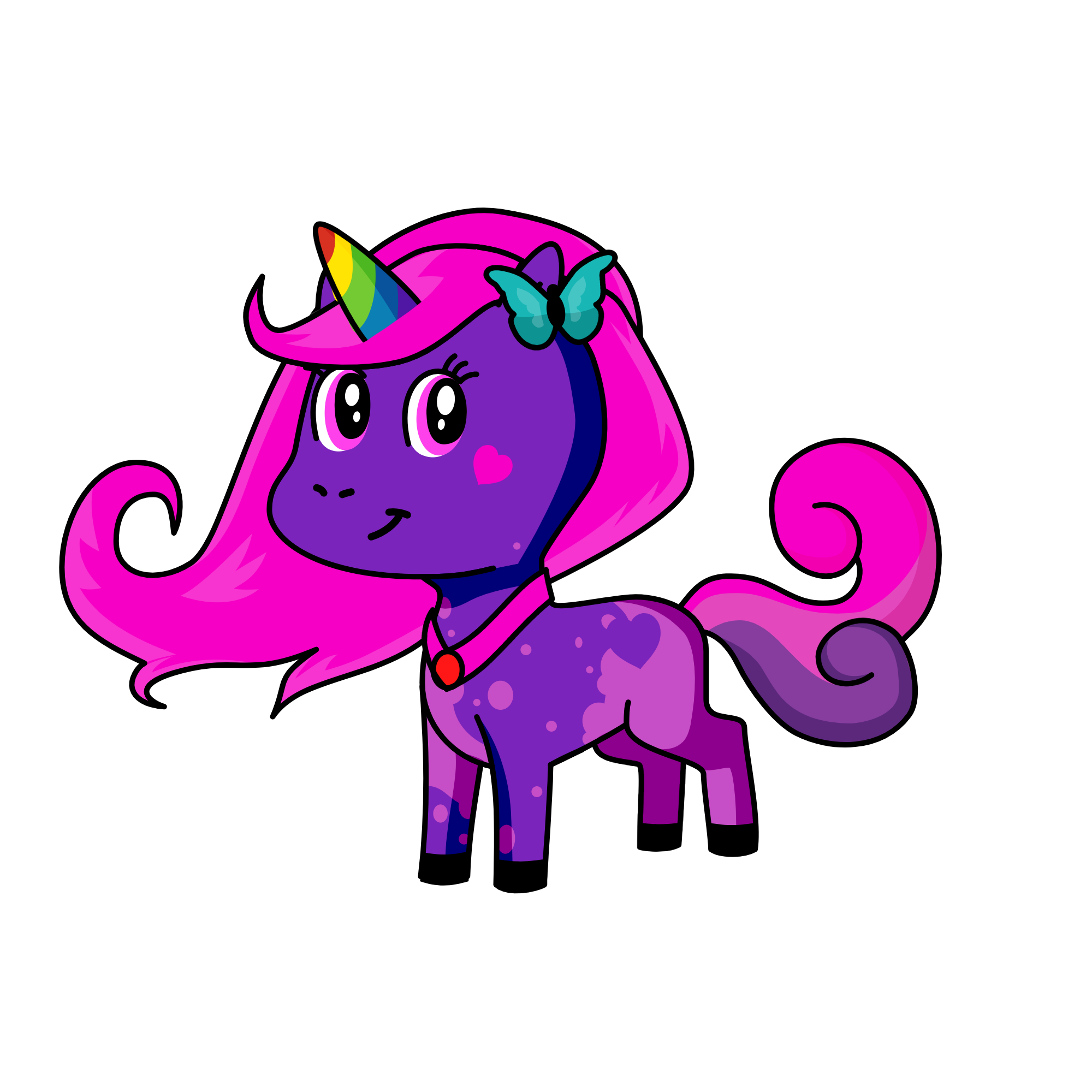 Mor Göz, the unicorn