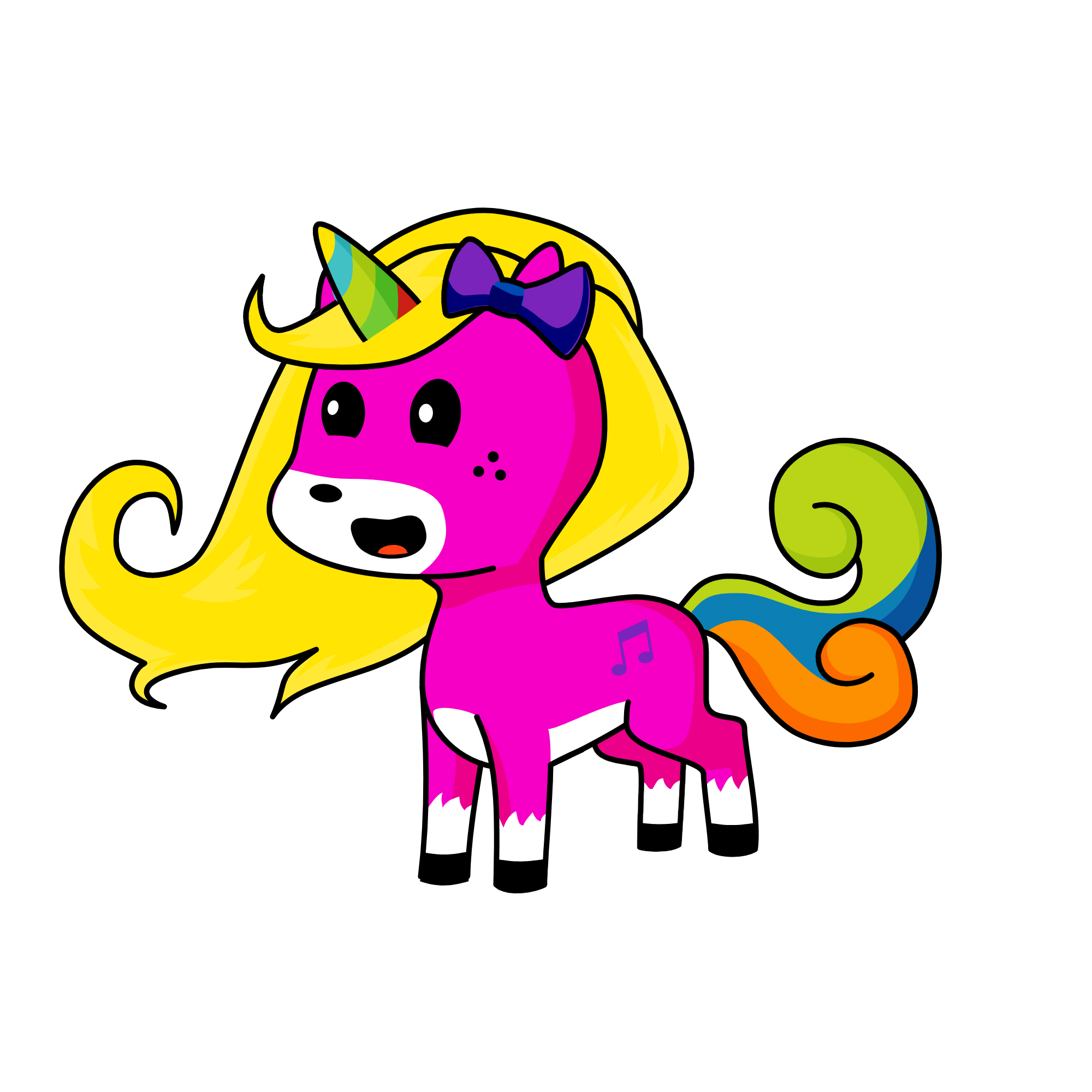 my colors, the unicorn