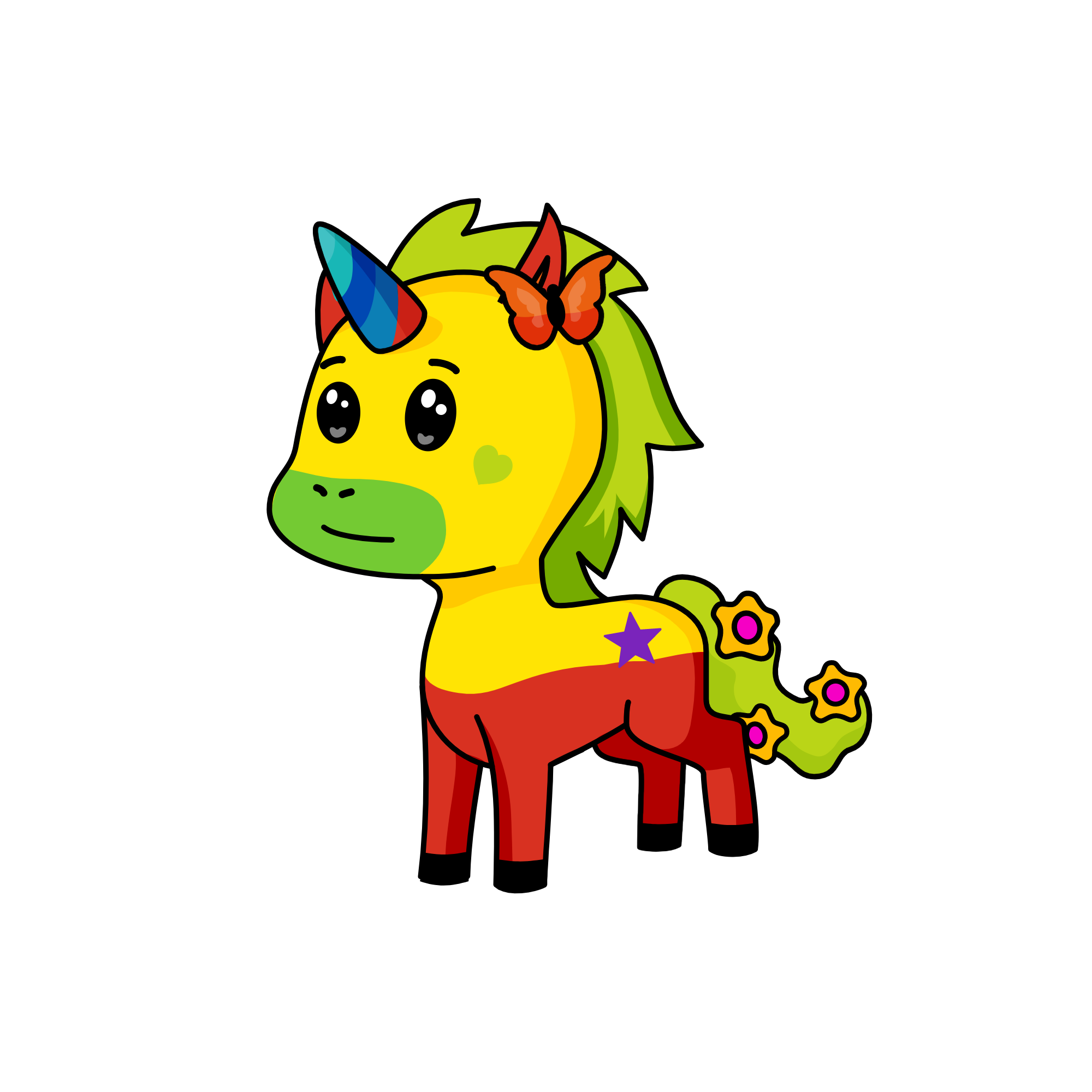 Pollies, the unicorn