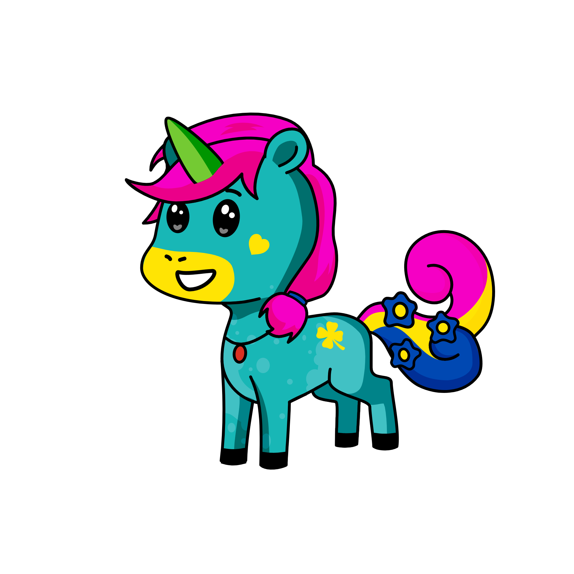 Hearty, the unicorn