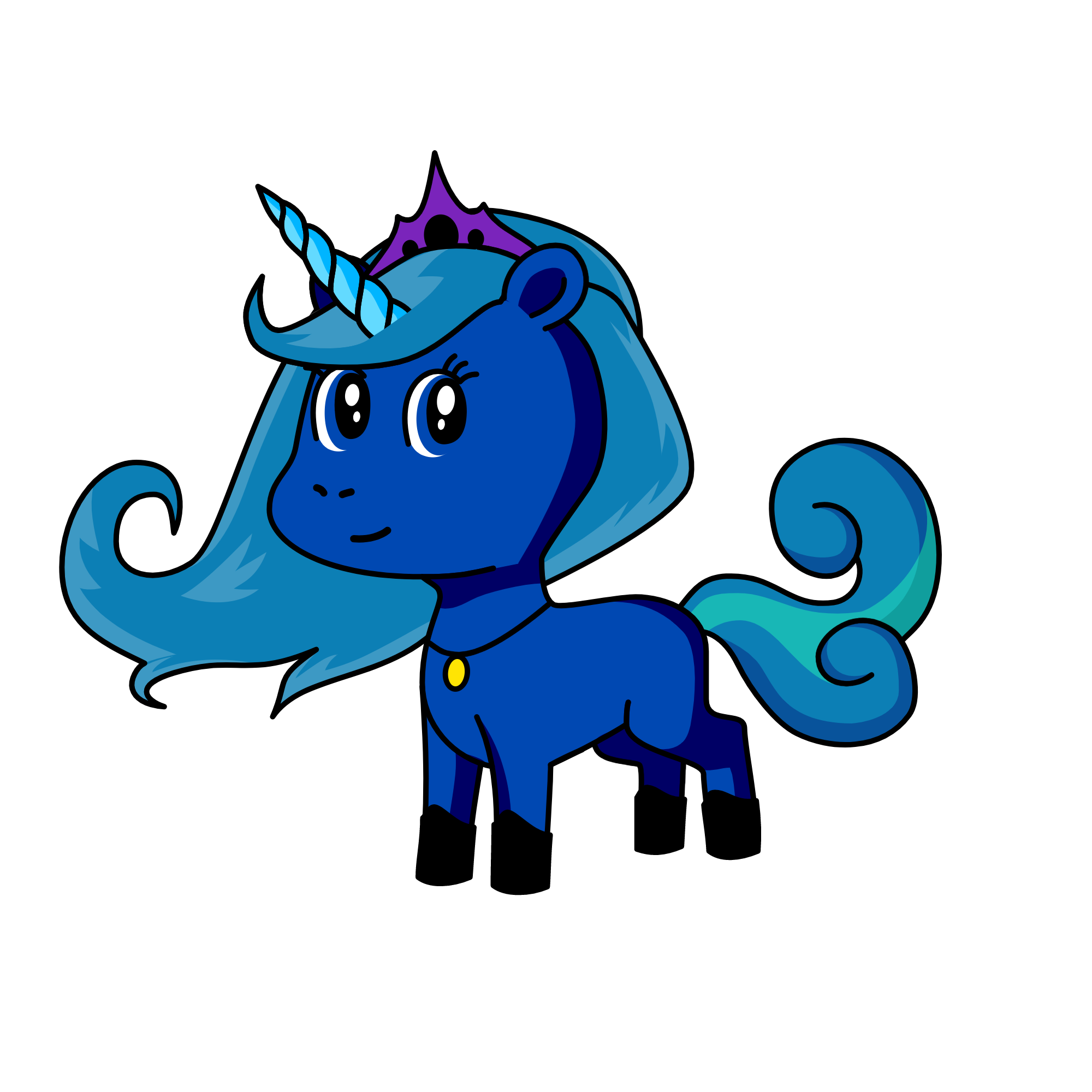 Luna, the unicorn