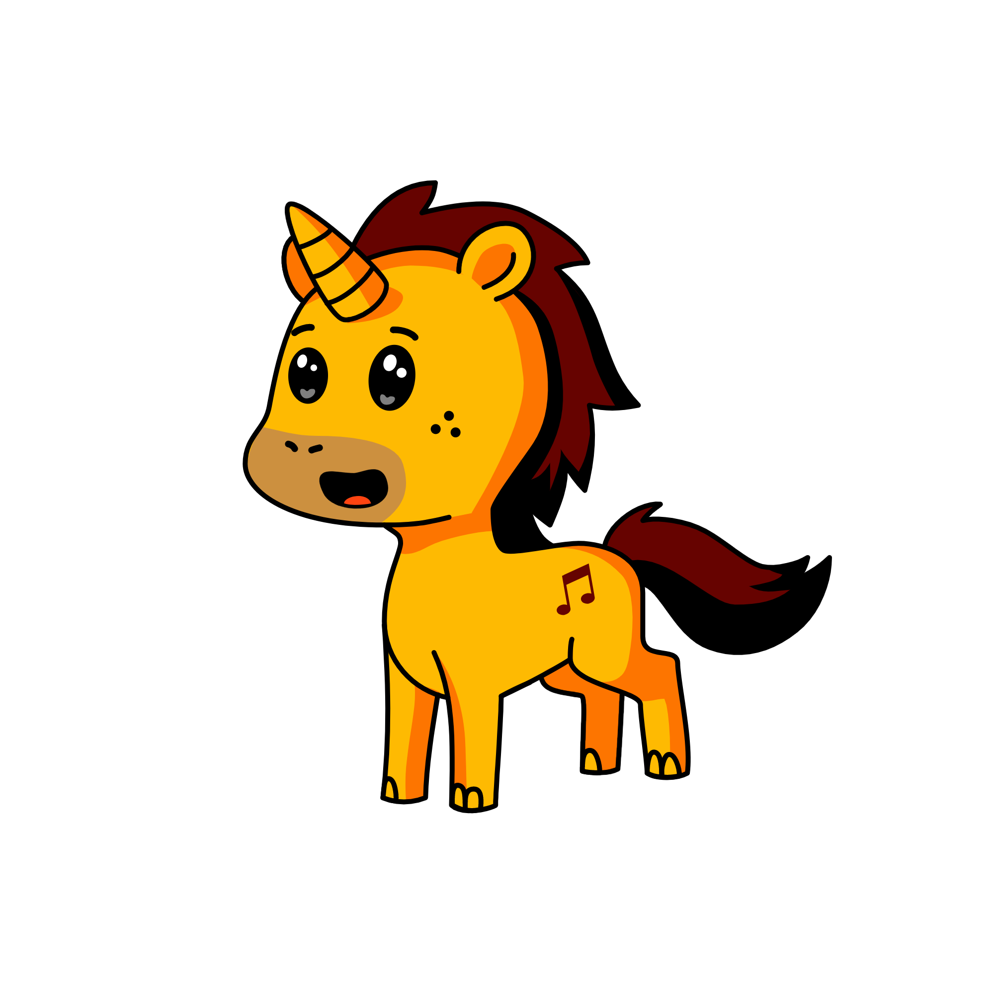 ASLAN, the unicorn