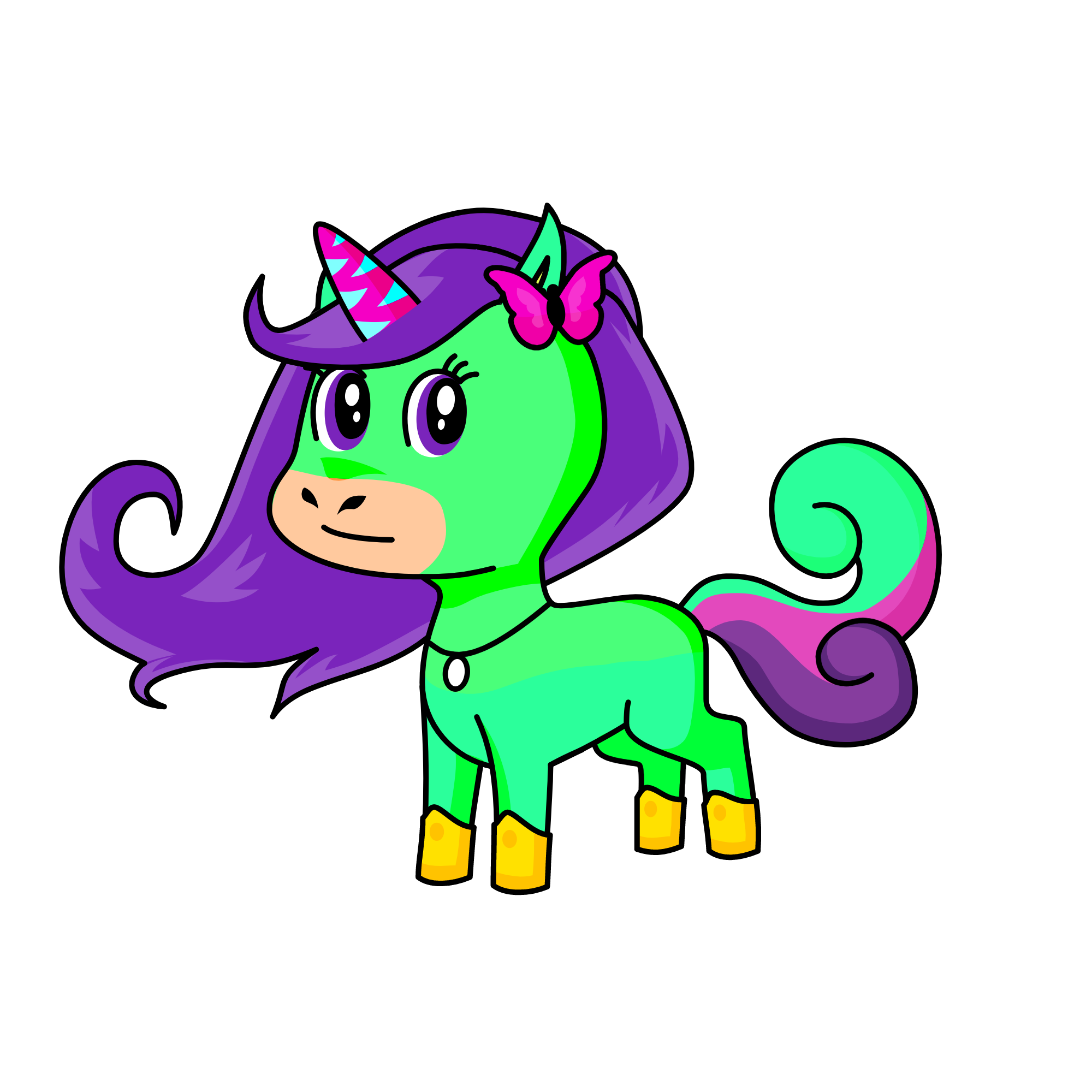 minty wind, the unicorn