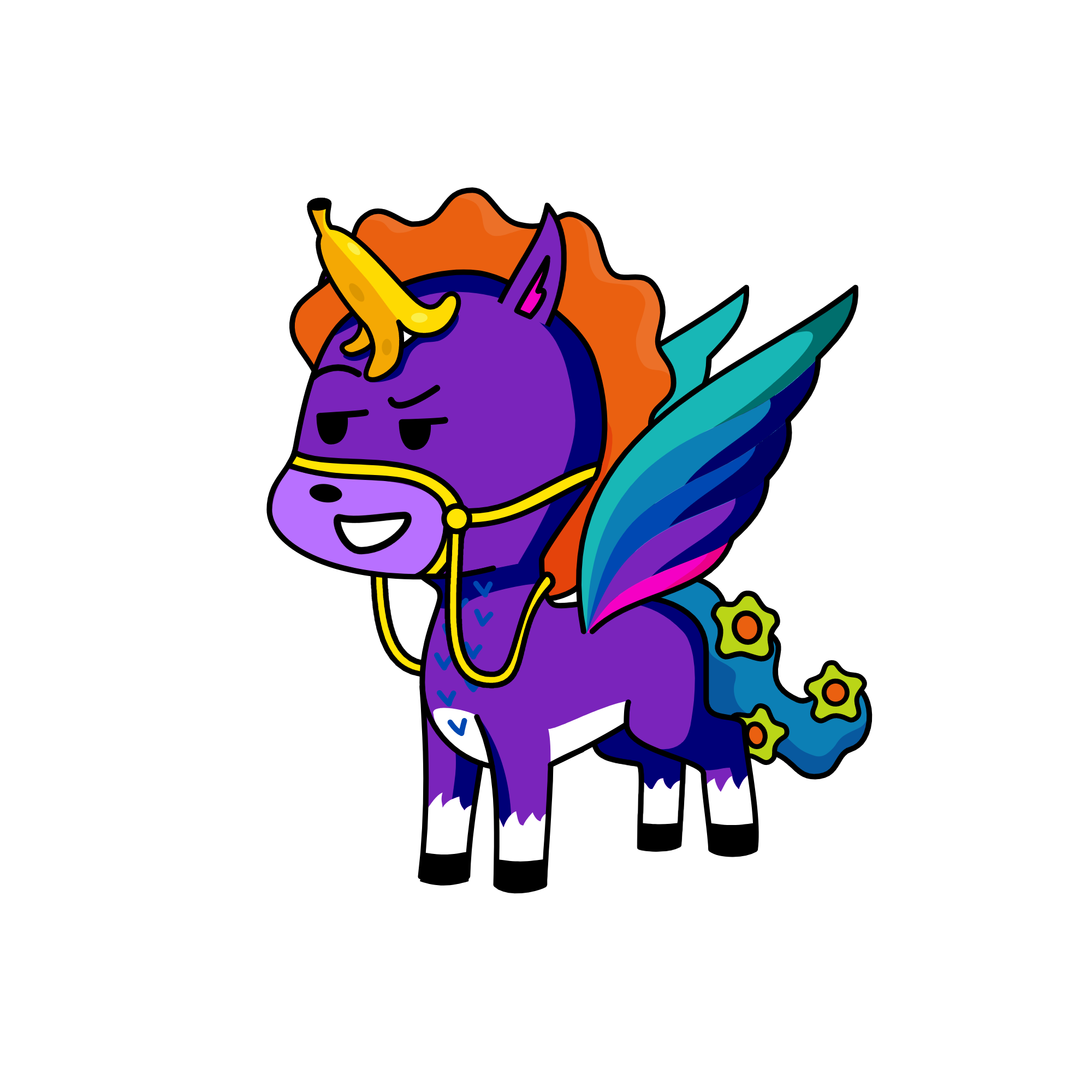 W, the unicorn