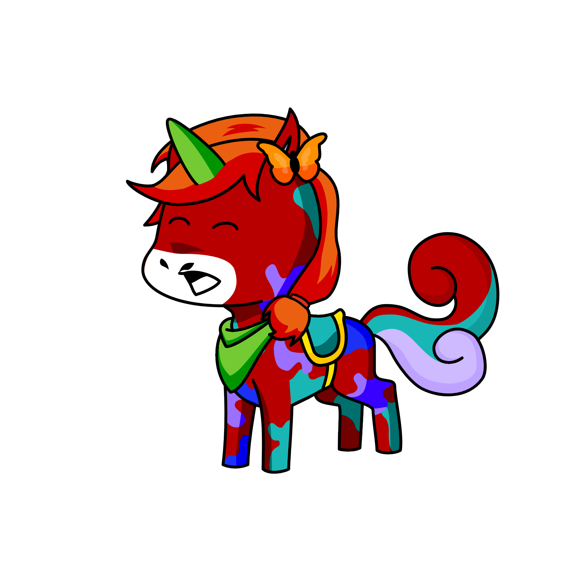 crazy, the unicorn