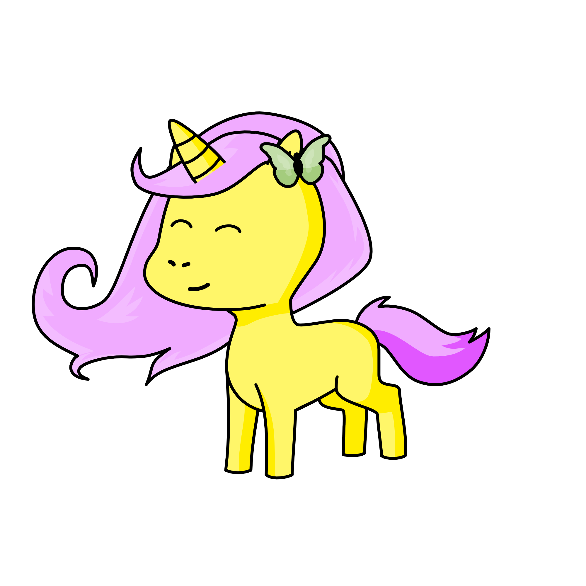Fluttershy, the unicorn