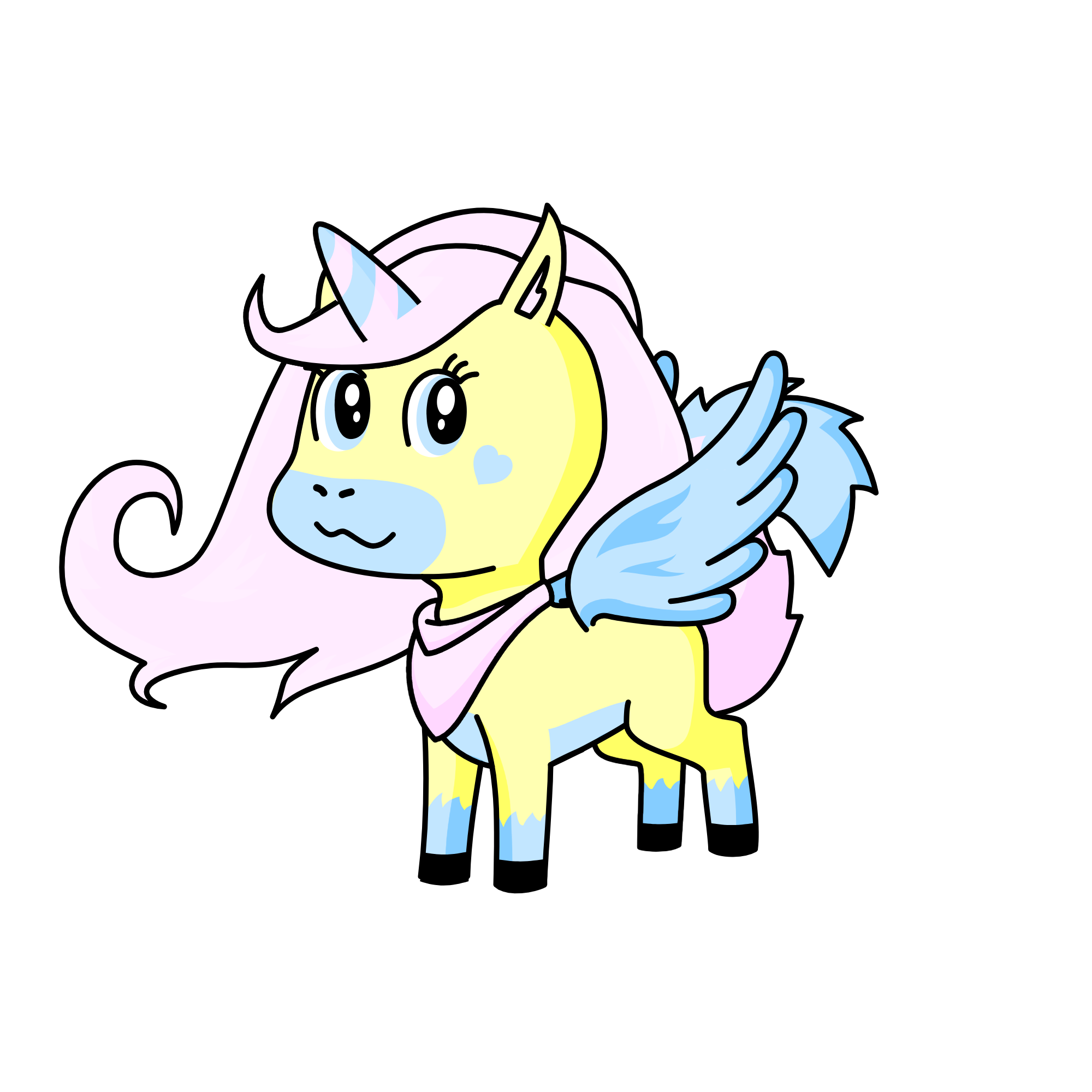 Princess Pastel, the unicorn