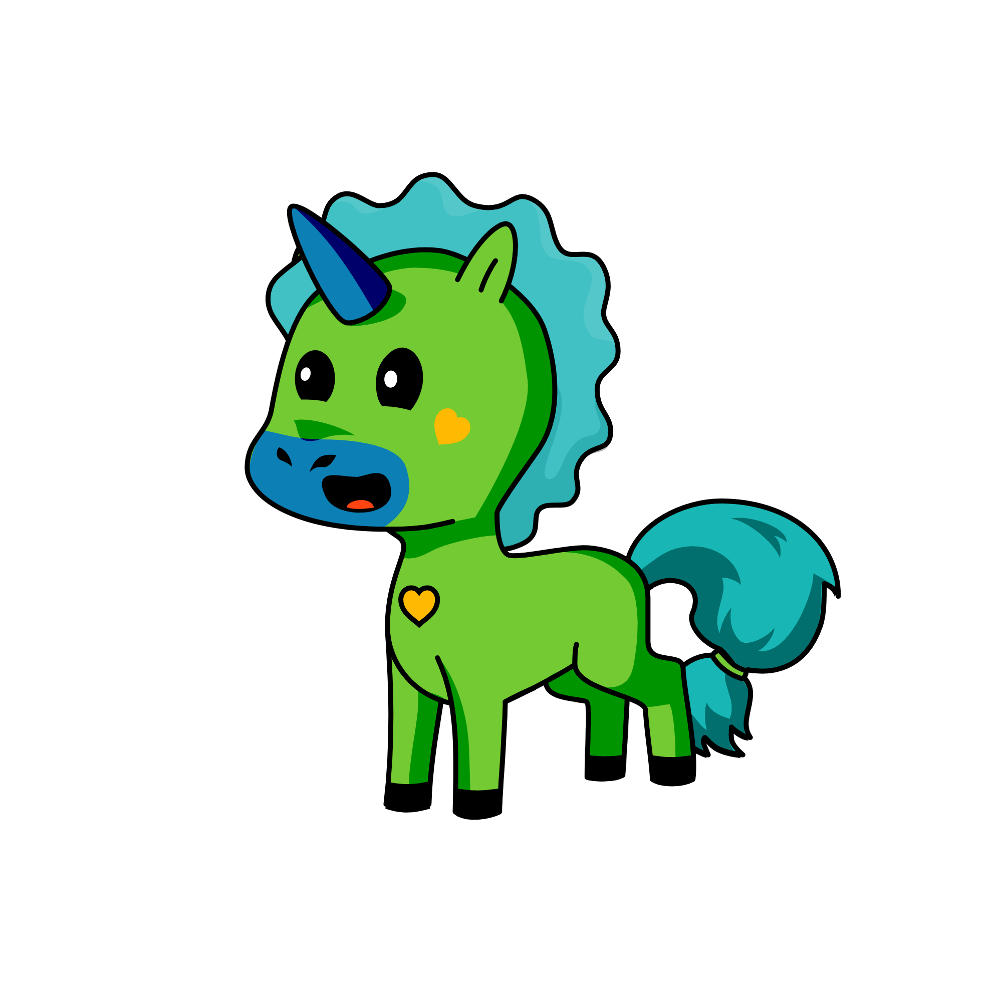 Corny, the unicorn