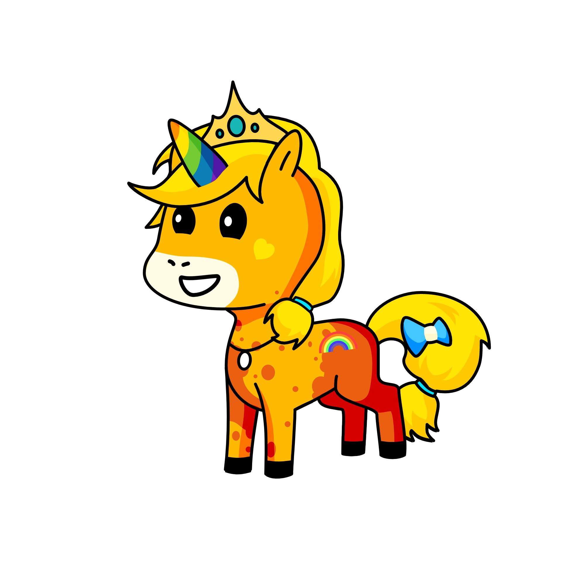 pretty, the unicorn