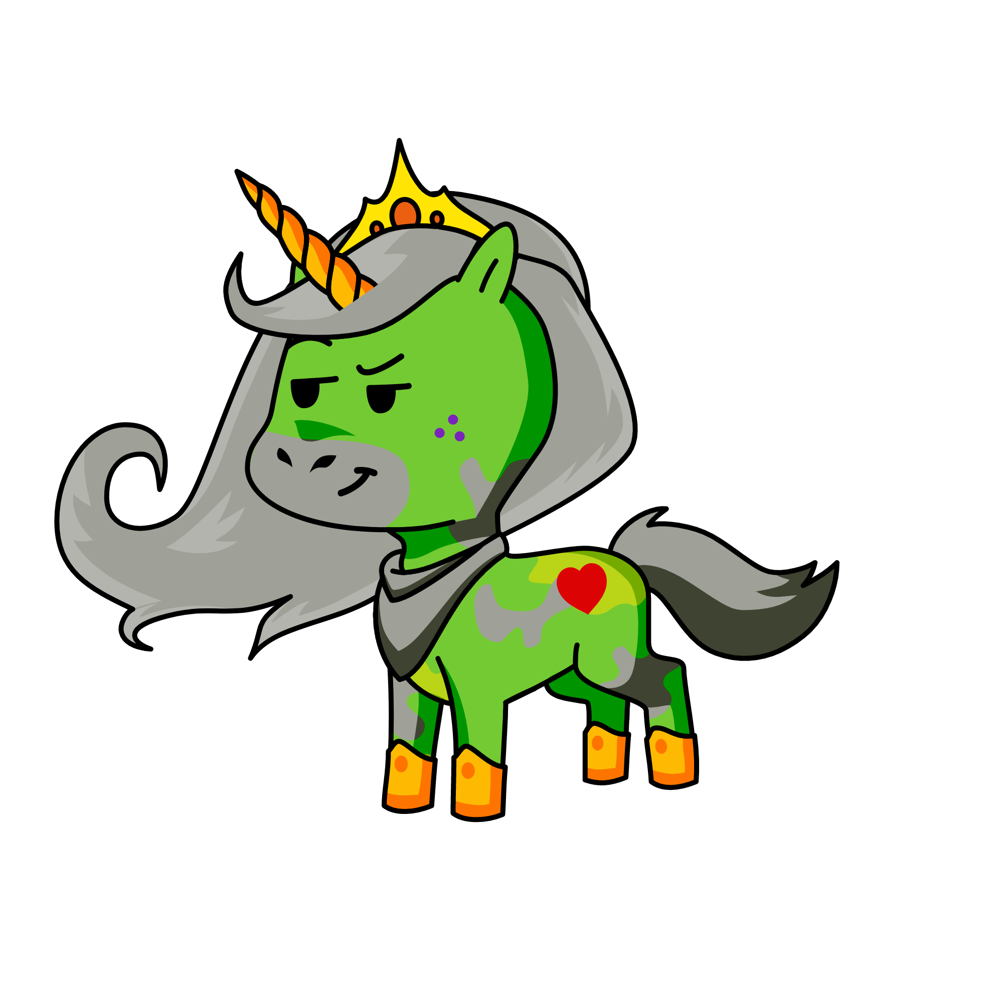 princes in the navey, the unicorn