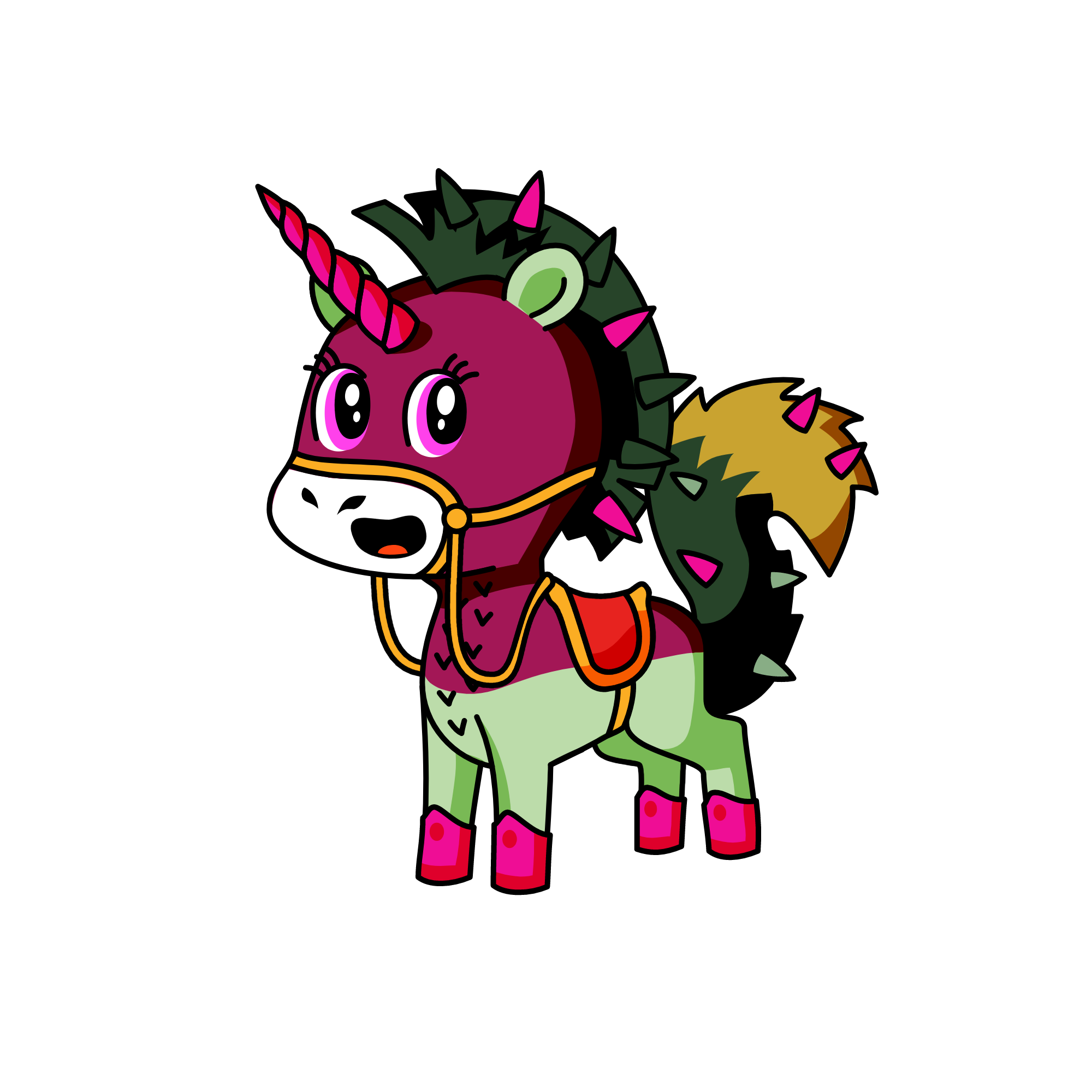 Lulu feioza, the unicorn