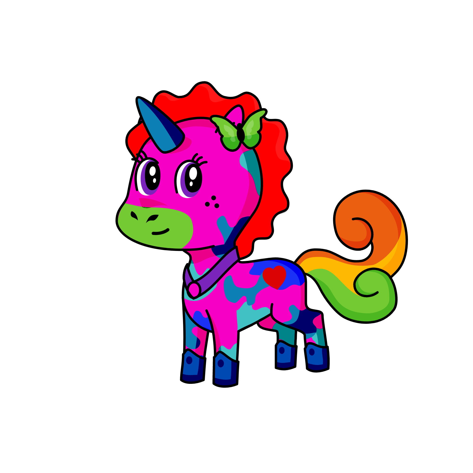 rainbow tastic, the unicorn