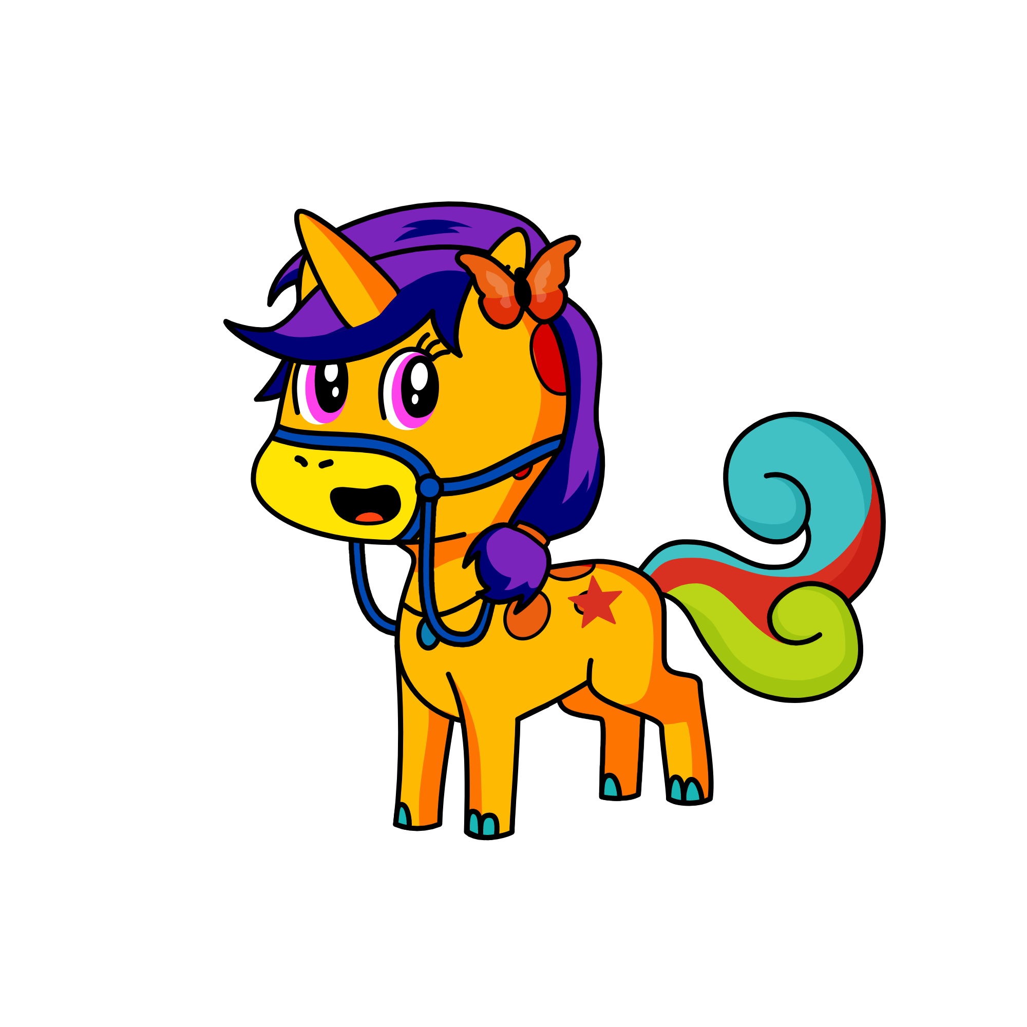 picken apples, the unicorn