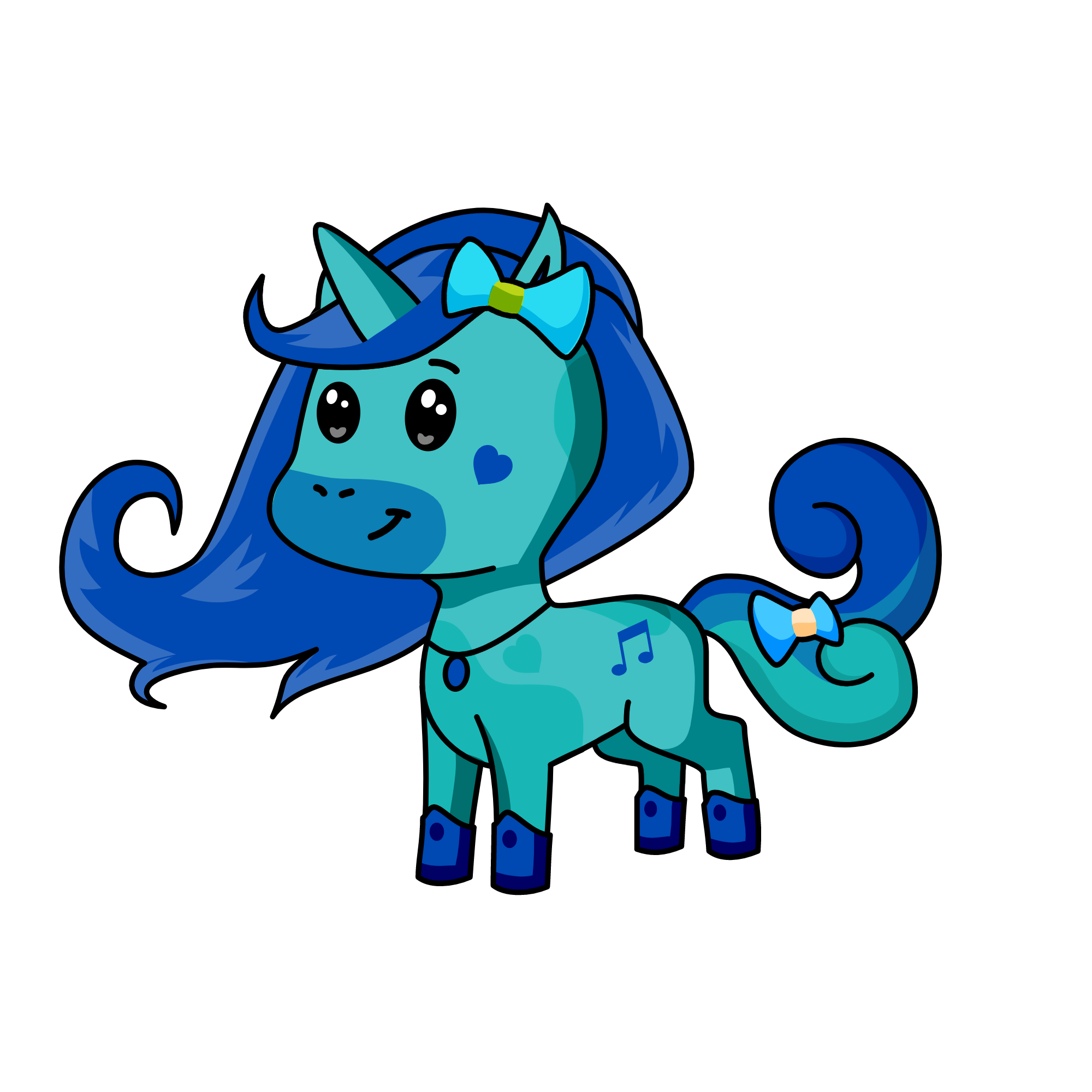 blueci, the unicorn