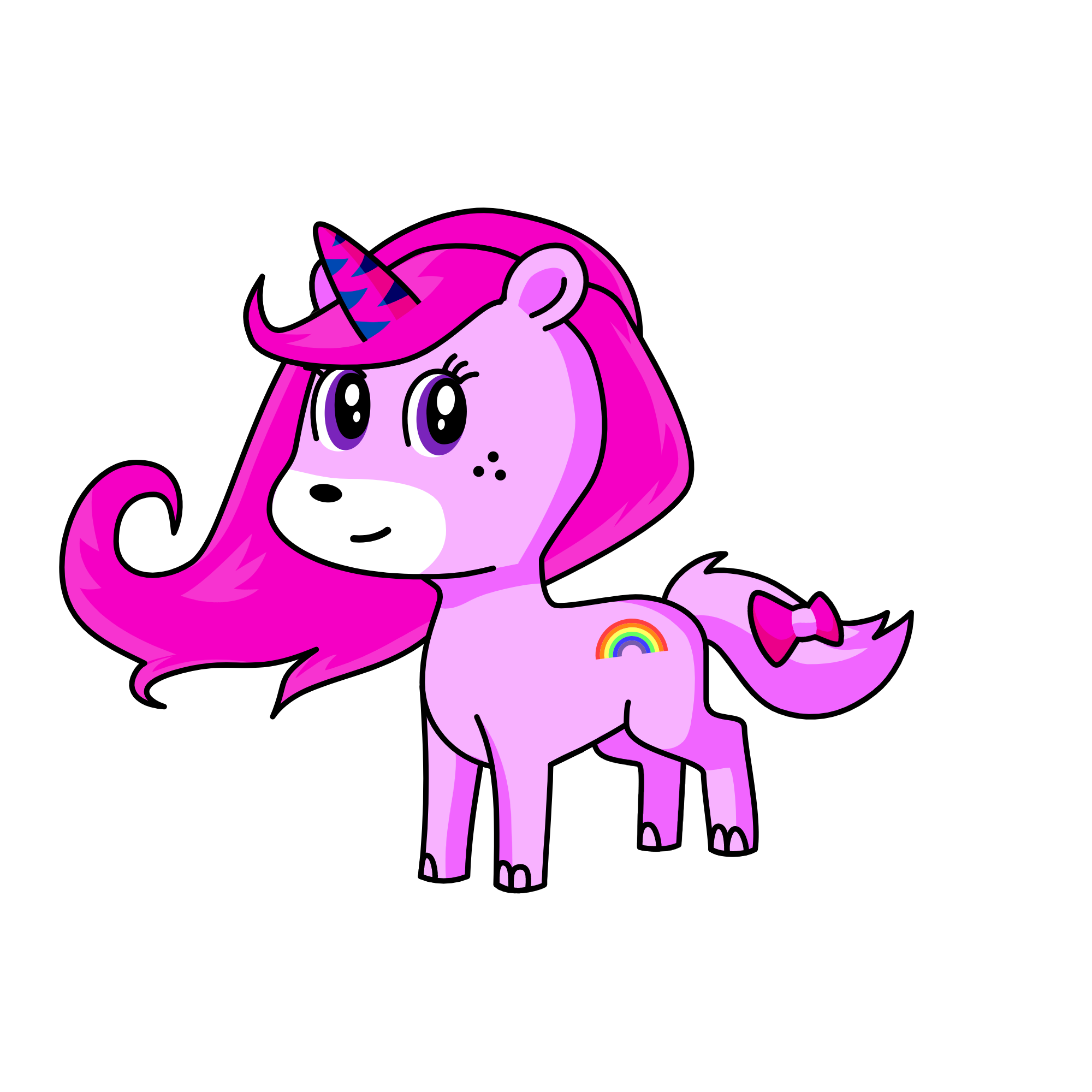 Pinky Pie, the unicorn