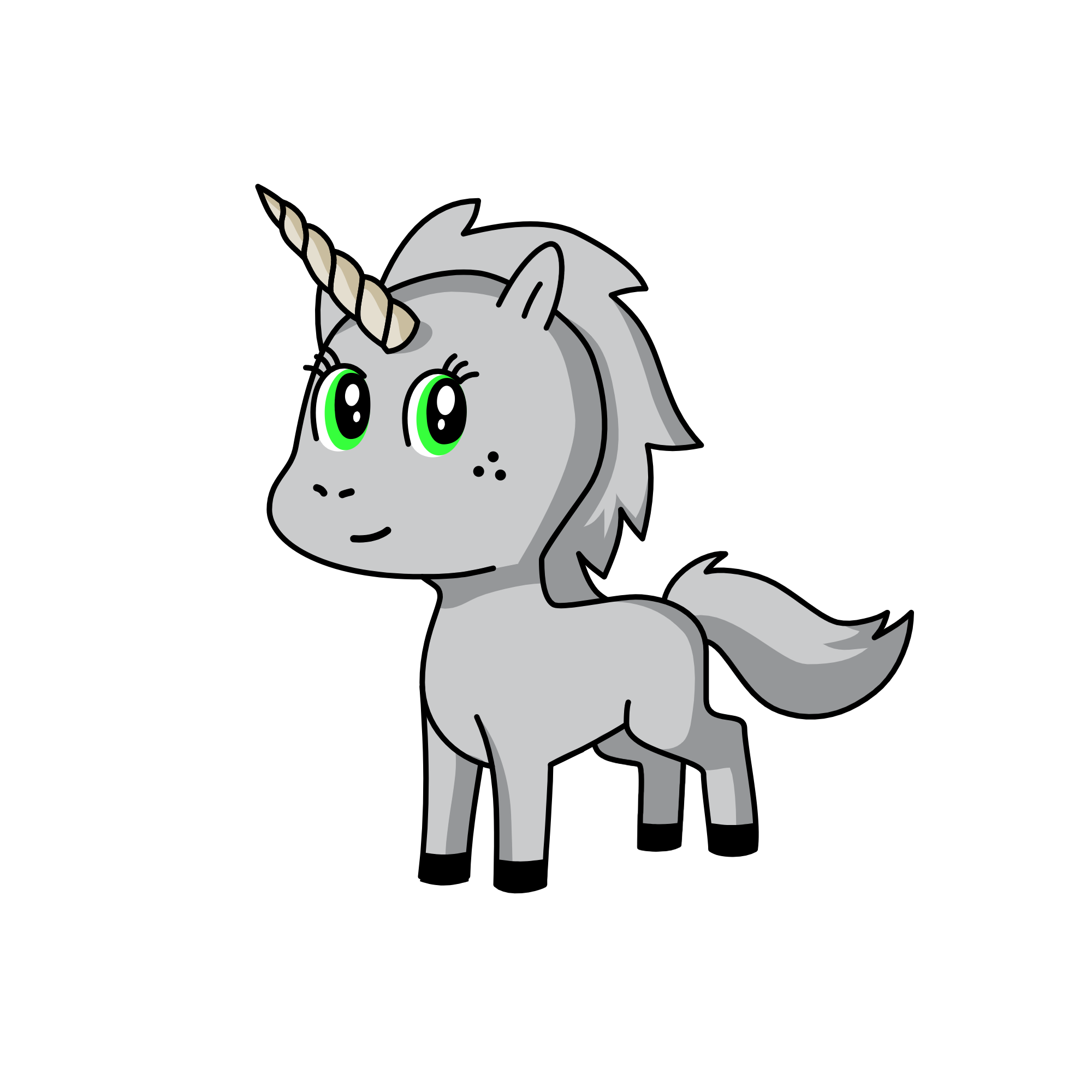 clanck, the unicorn