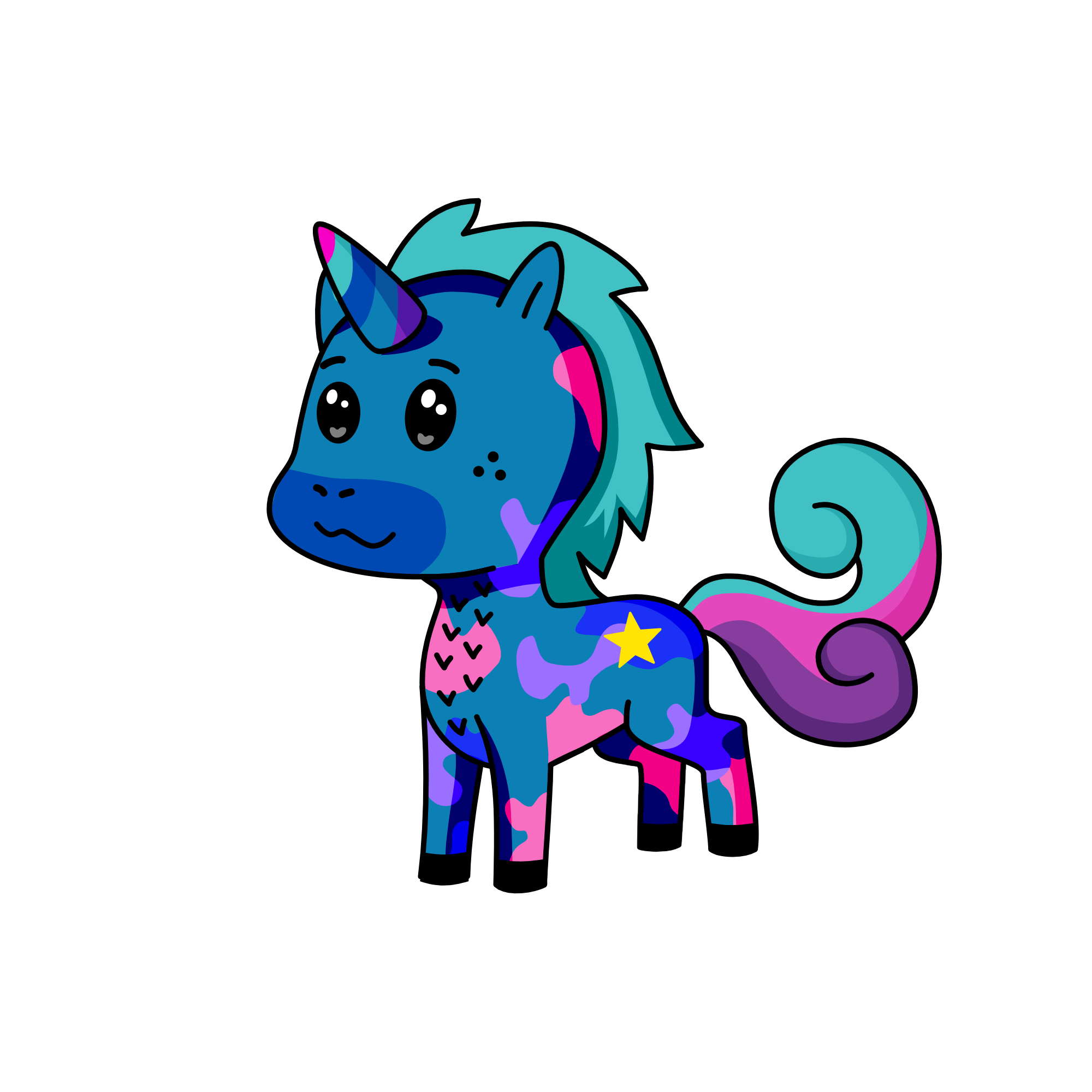 Midnight, the unicorn