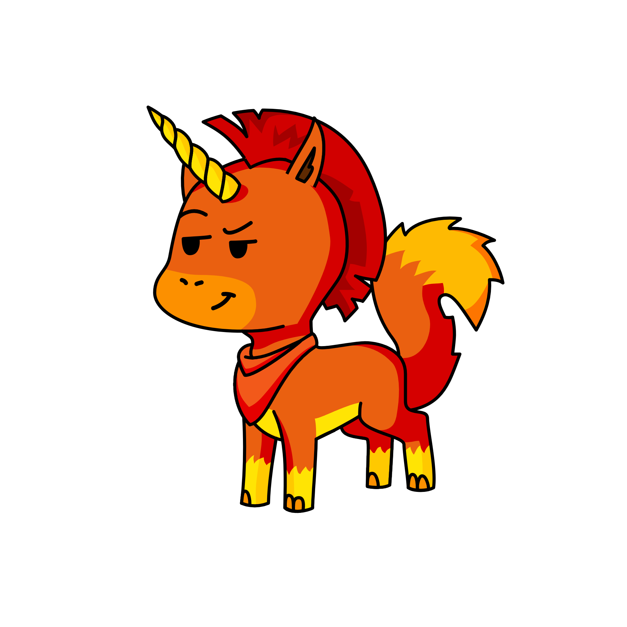 Desert Dude, the unicorn