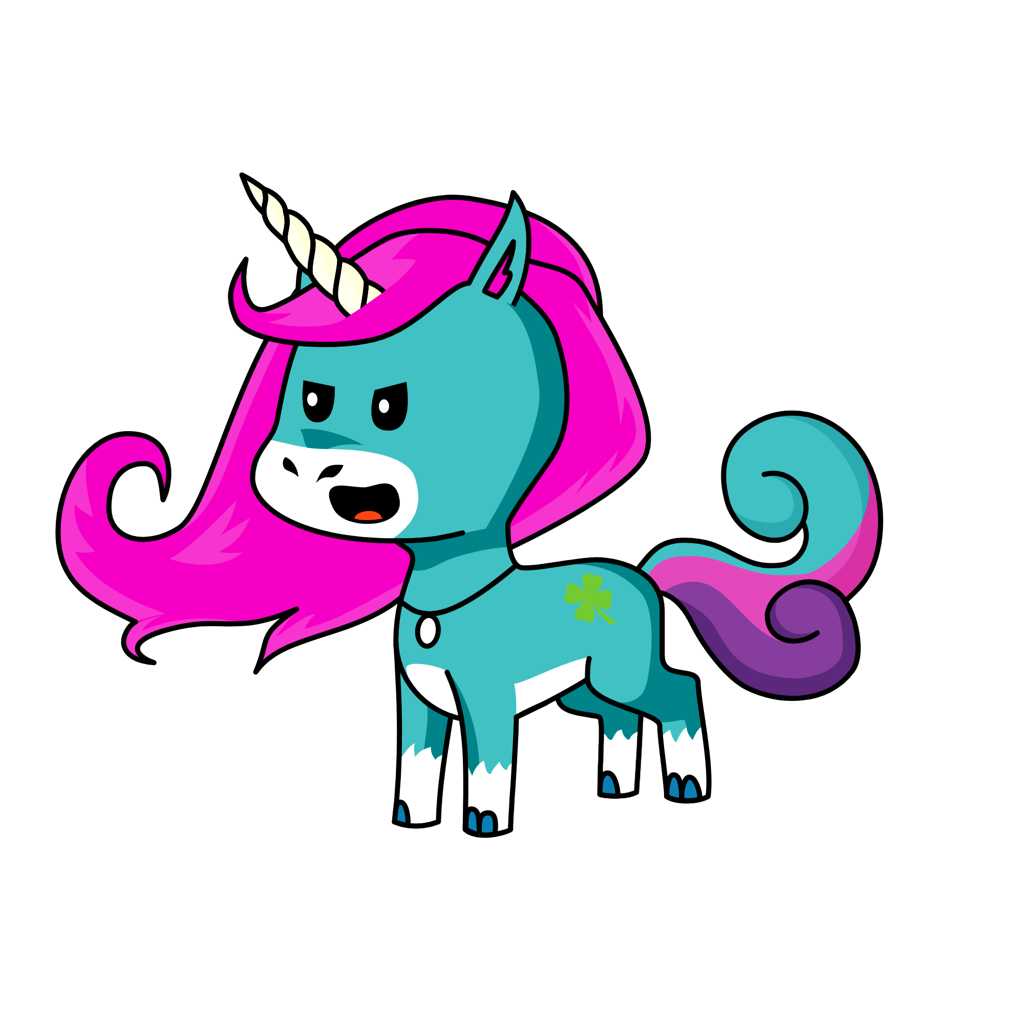 Little Diamond, the unicorn