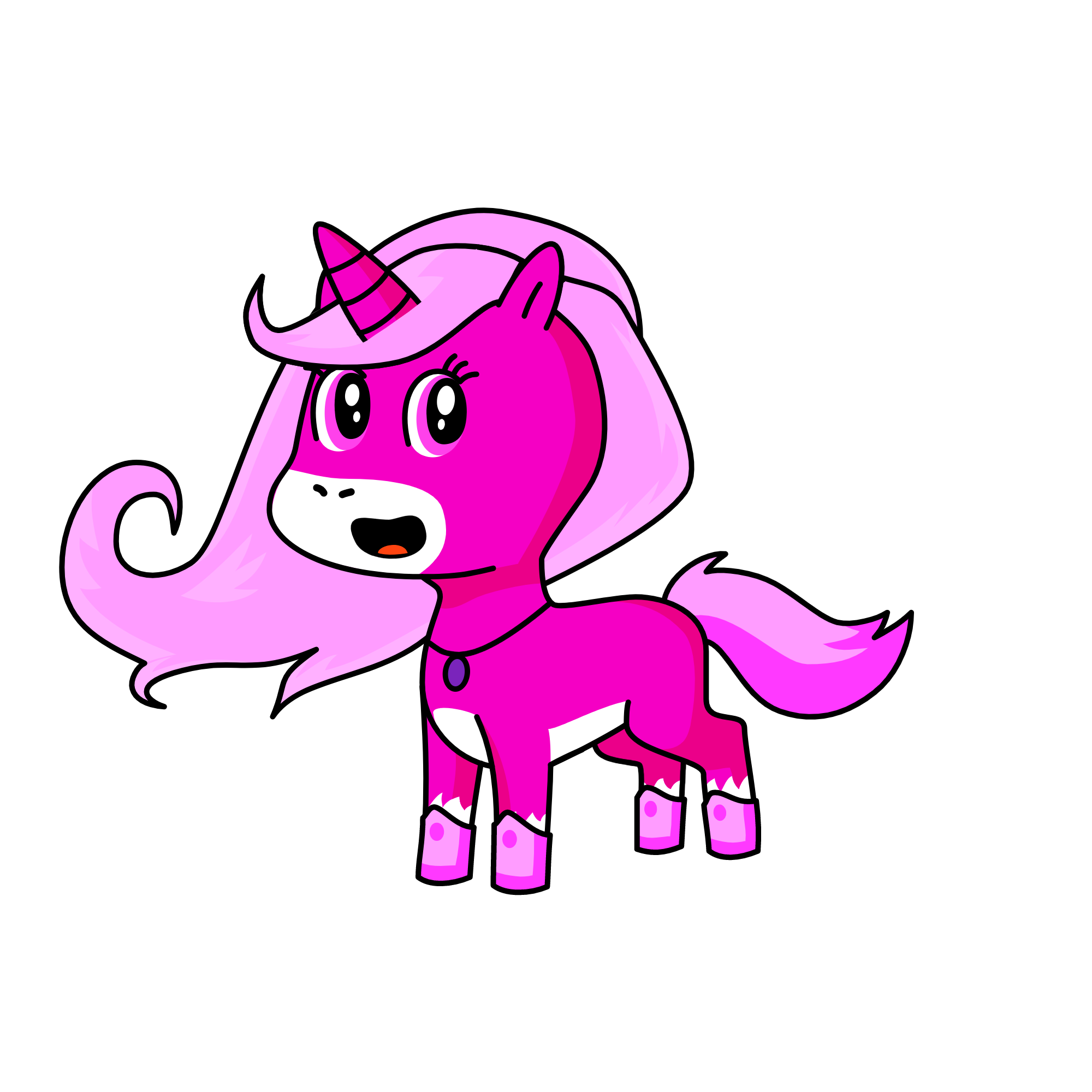 Cotton Candy, the unicorn