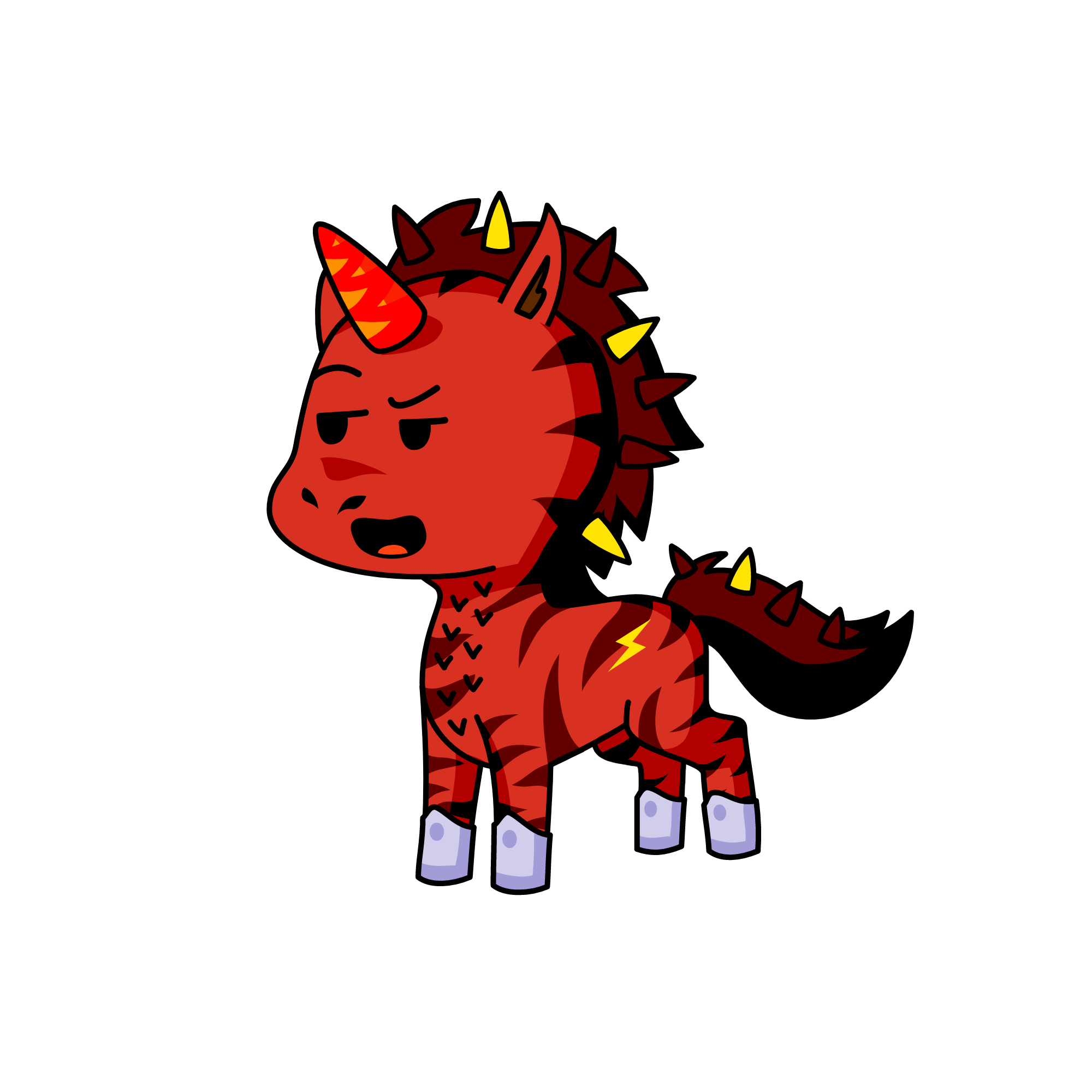 flame, the unicorn