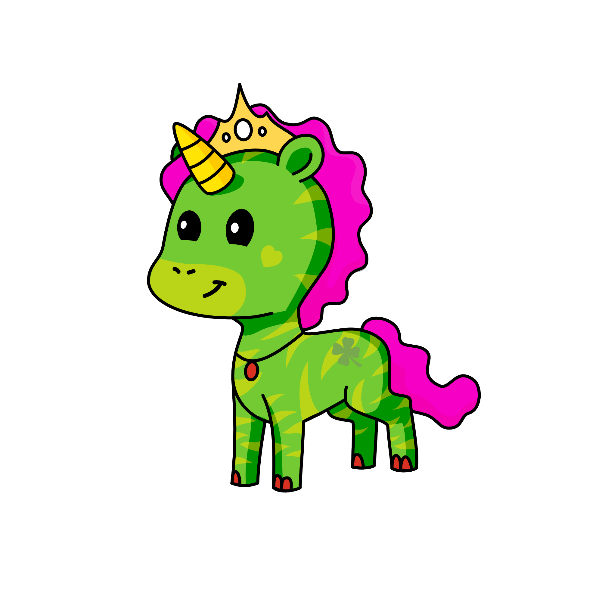 Woodly, the unicorn