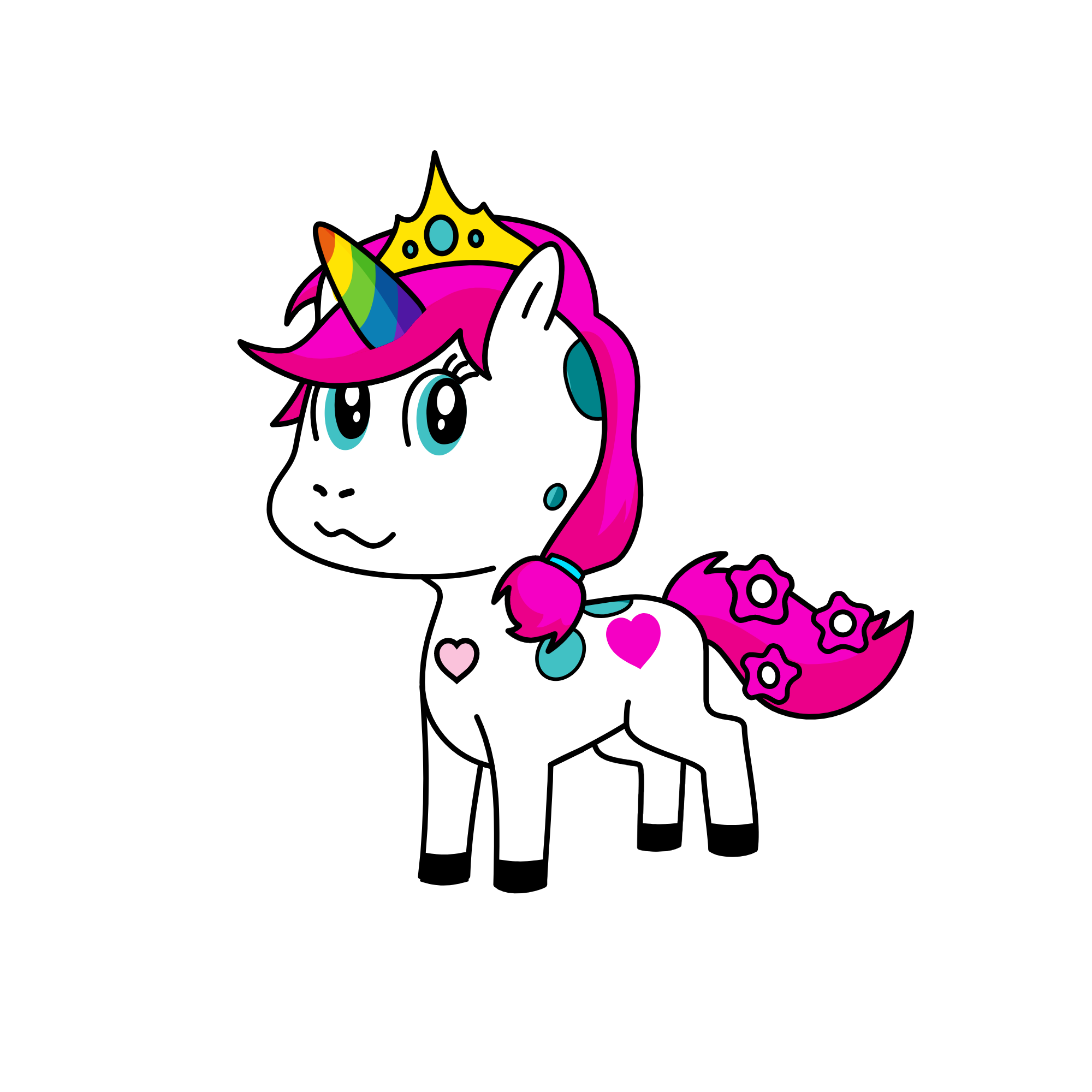 PINKY, the unicorn
